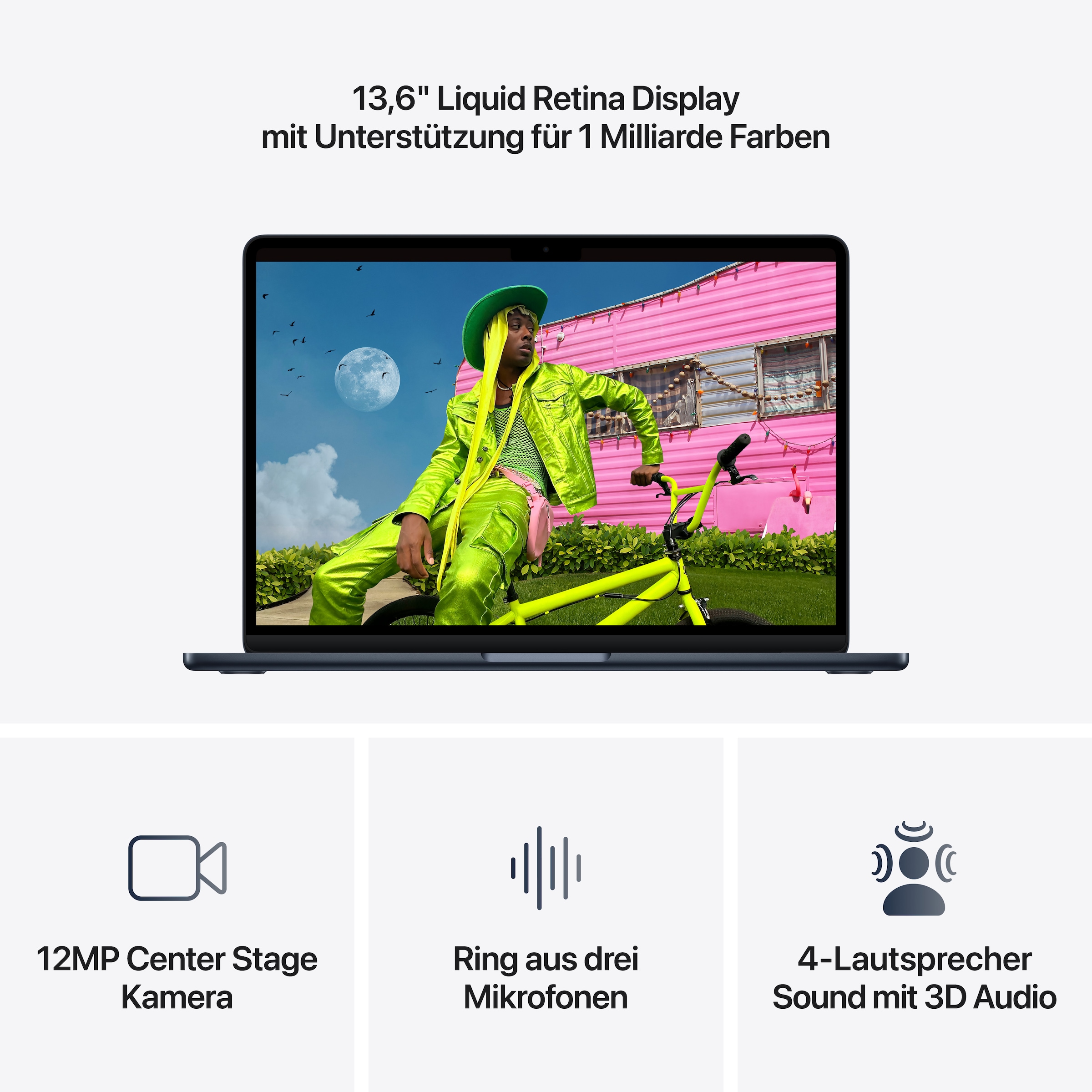 Apple Notebook »MacBook Air 13" CTO« 34,46 cm / 13,6 ″ Apple M5 10-Core GPU 512 GB SSD