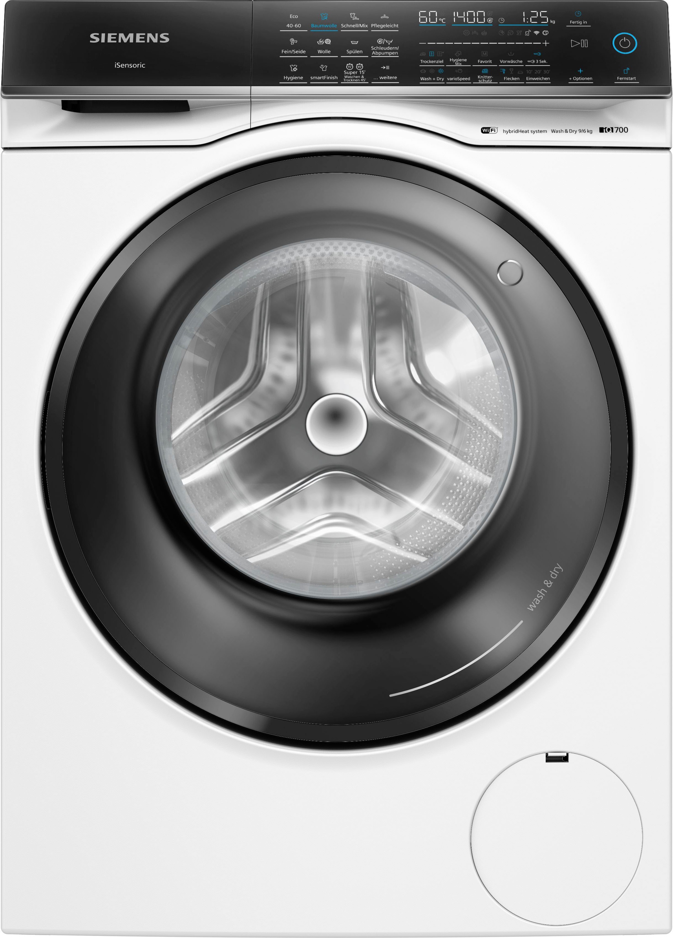 SIEMENS Waschtrockner »WN54C2070«, iQ700, Knitter-Programm smartFinish, Ant günstig online kaufen