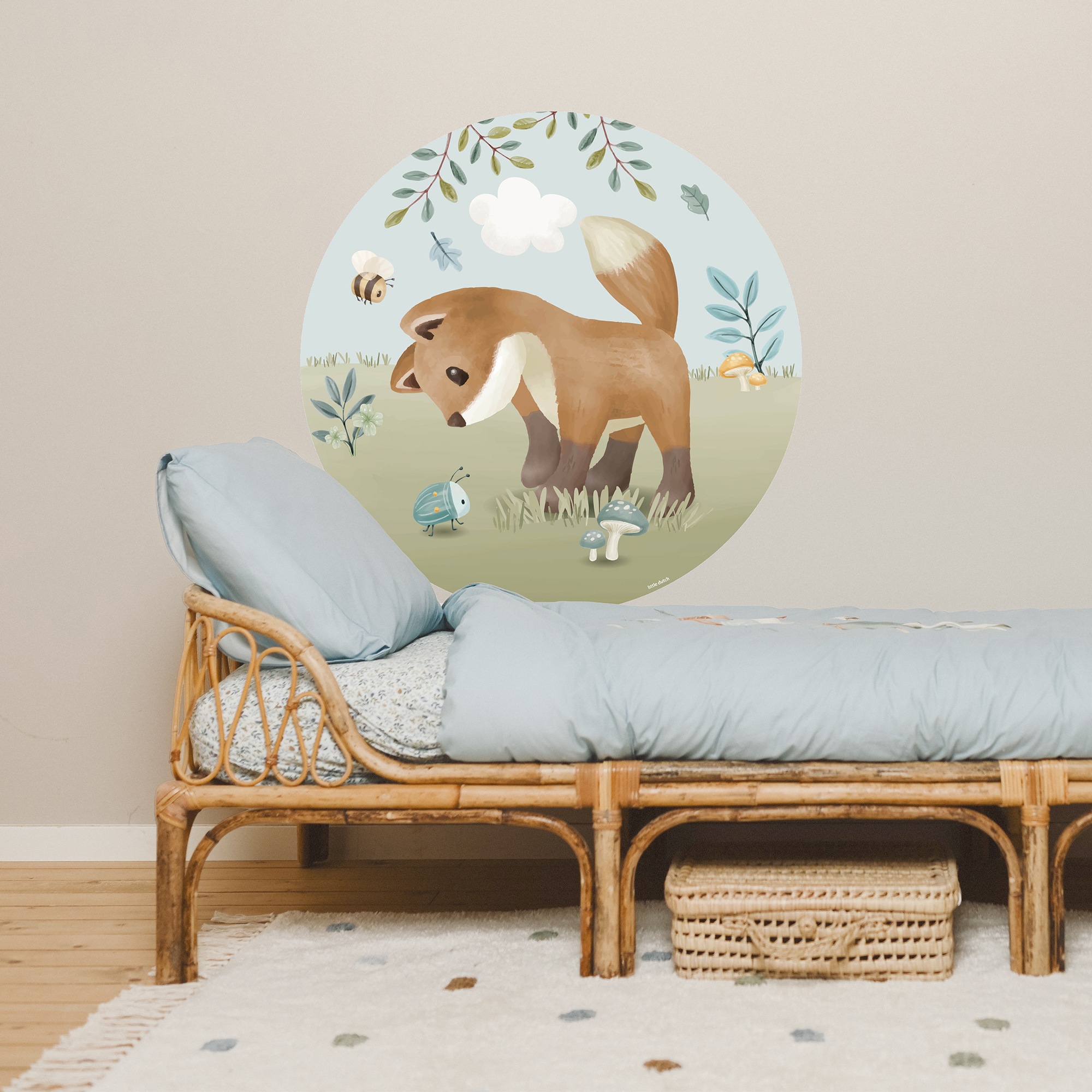 LITTLE DUTCH Wandtattoo »Wandsticker XL Forest Friends (100x100cm)«