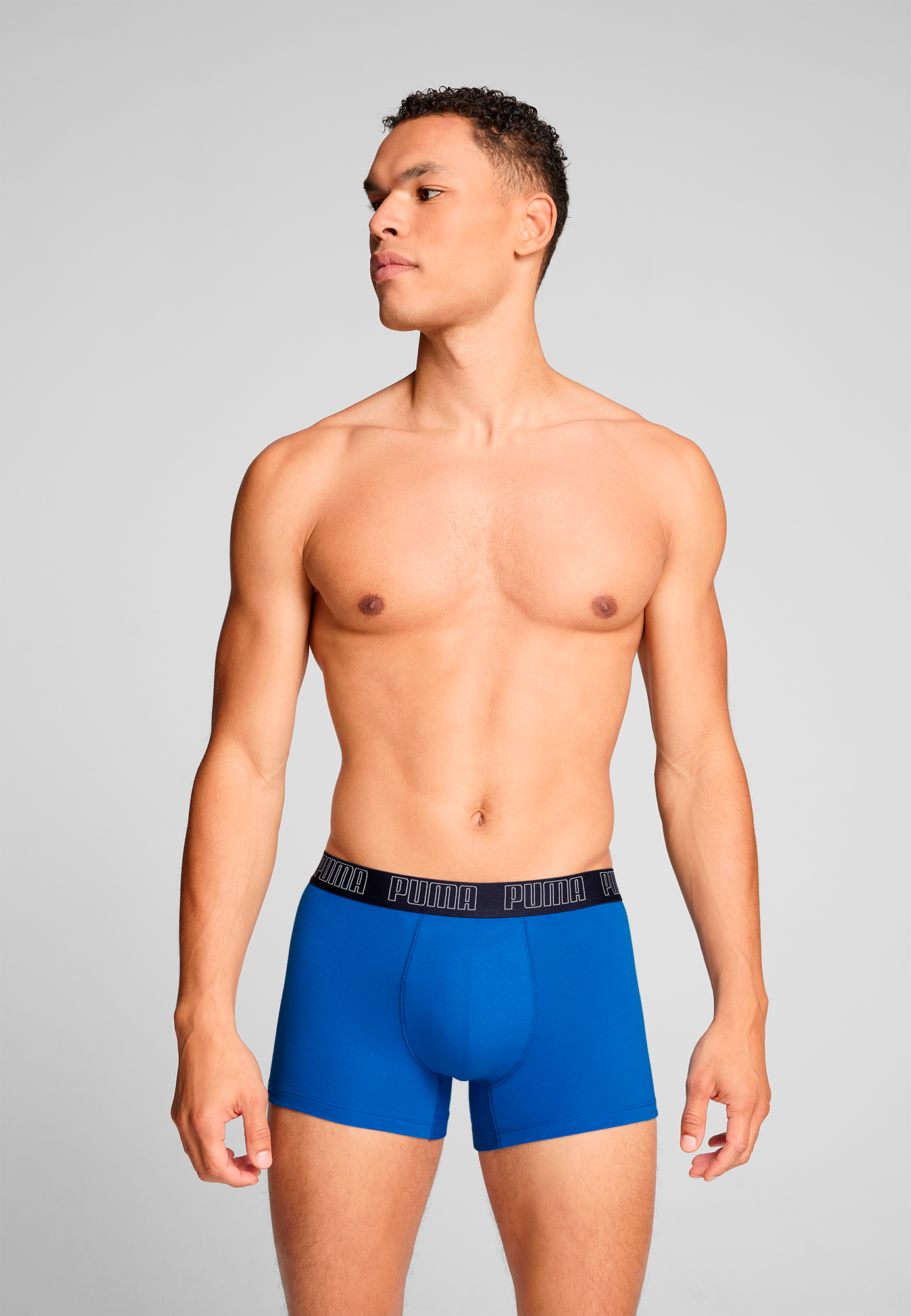 PUMA Hipster »PUMA MEN EVERYDAY TRUNKS 2P« Packung, 2er-Pack,  mit kontrastfarbigem Webbund