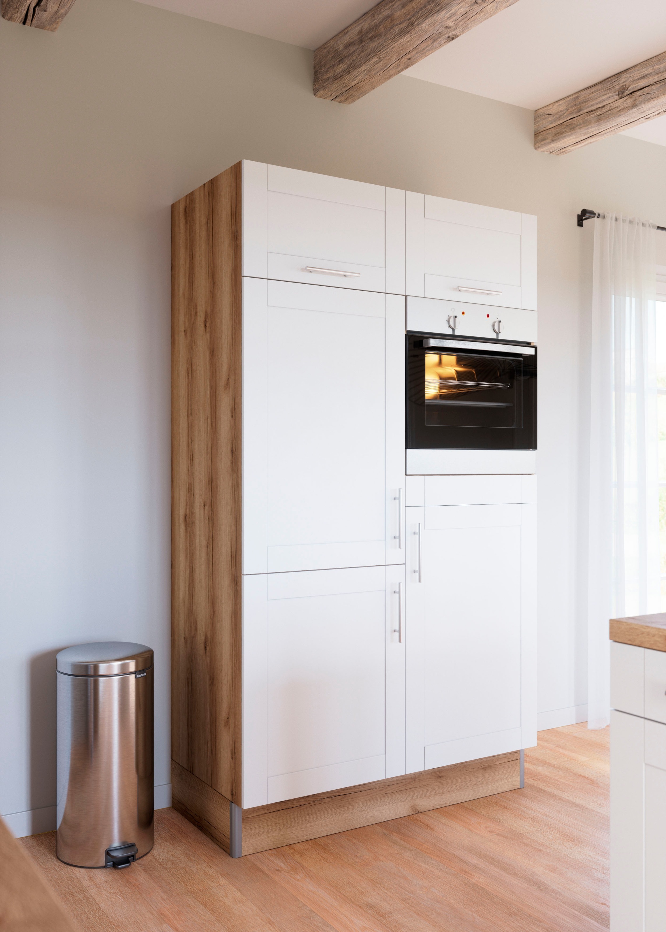 OPTIFIT Küche »Ahus, Back-/Kühlmodul«, Breite 120 cm, wahlw. mit E-Geräten,  Soft Close Funktion, MDF Fronten auf Raten kaufen | Kochfeldumbauschränke