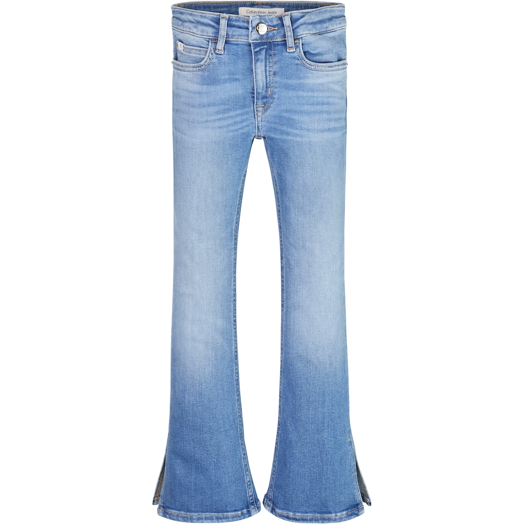 Calvin Klein Jeans Stretch-Jeans »FLARE MR SPLIT VISUAL MID BLUE«