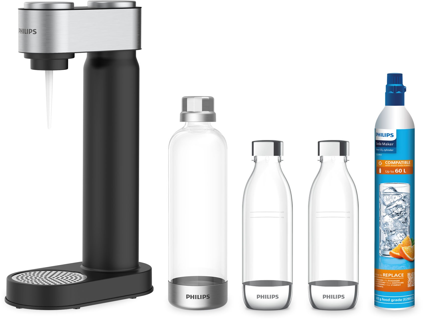 Philips Wassersprudler »Philips Wassersprudler-Set Viva inkl. 3 Flaschen + günstig online kaufen