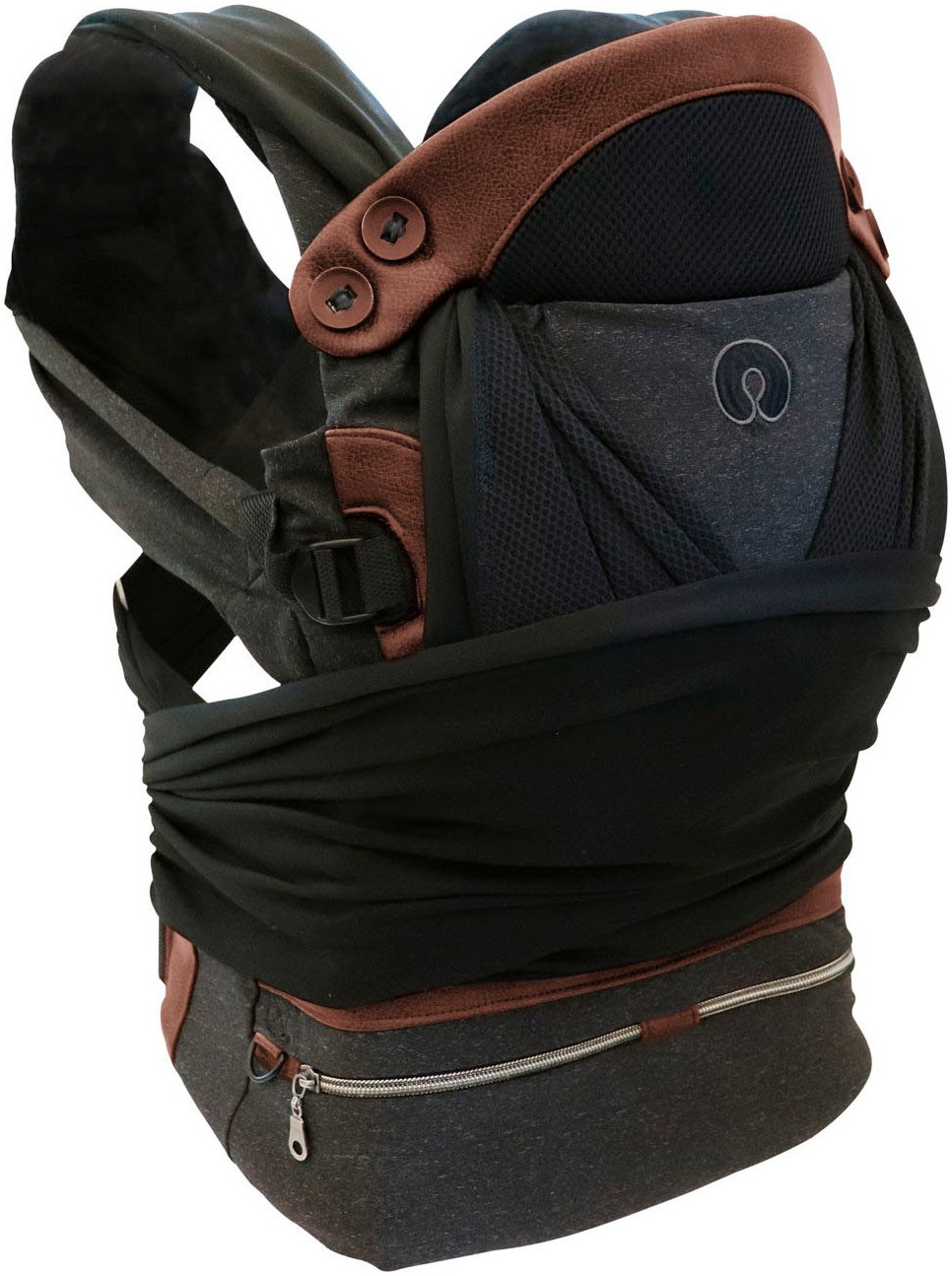 CHICCO Babytrage »Boppy Comfyfit Charcoal« bis 15 kg charcoal