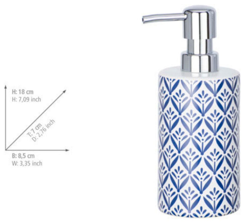 WENKO Seifenspender »Lorca«, (1 tlg.), Keramik, 360 ml