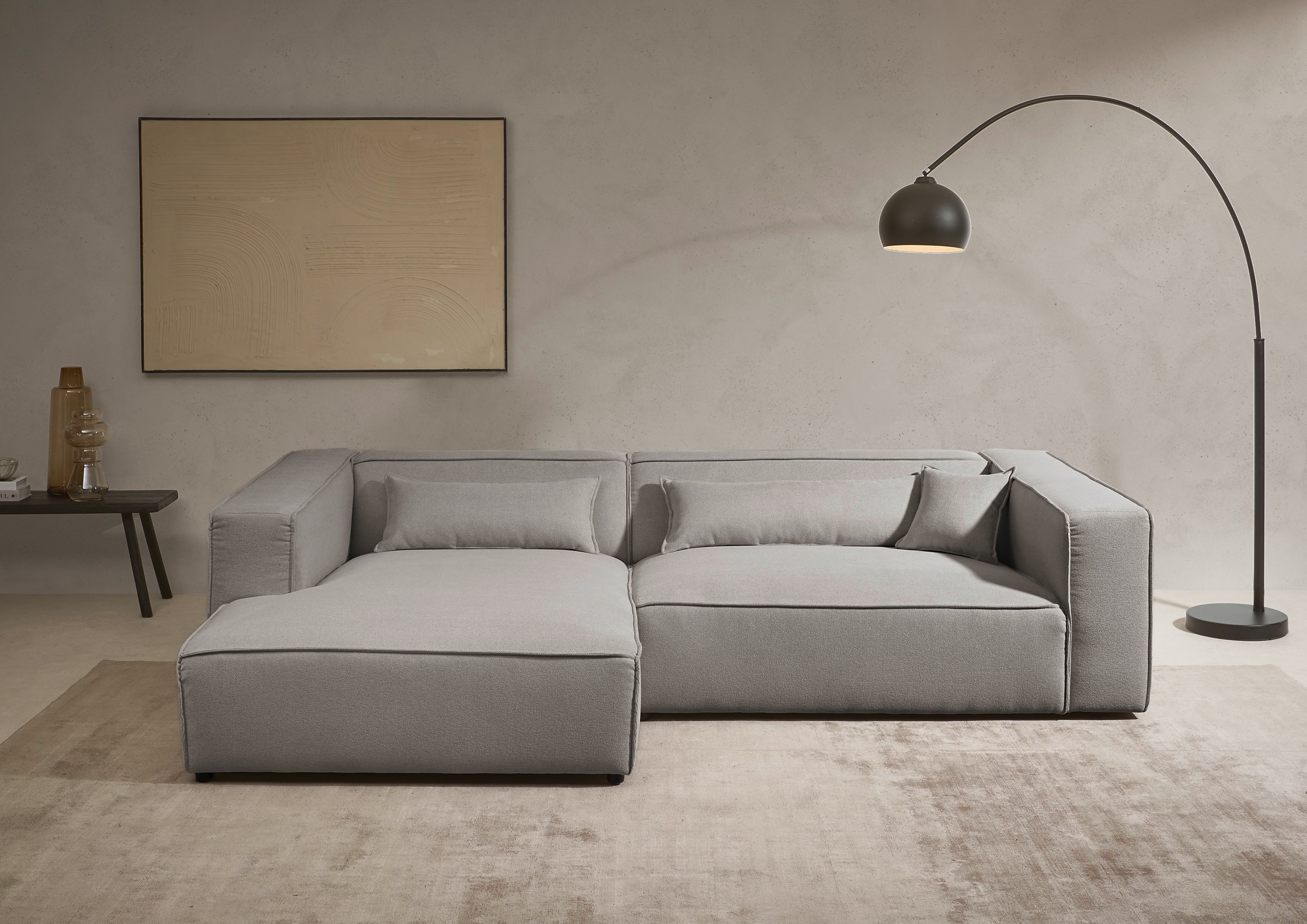 LeGer Home by Lena Gercke Ecksofa »PIARA XXL, Big-Sofa in Cord oder Leineno günstig online kaufen