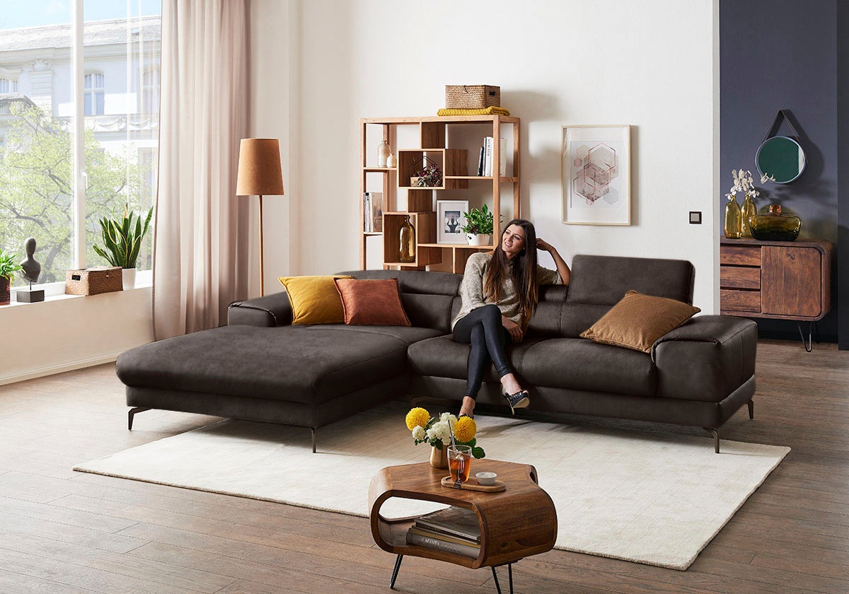 W.SCHILLIG Ecksofa »piedroo, Designsofa mit tollem Sitzkomfort, elegant und günstig online kaufen