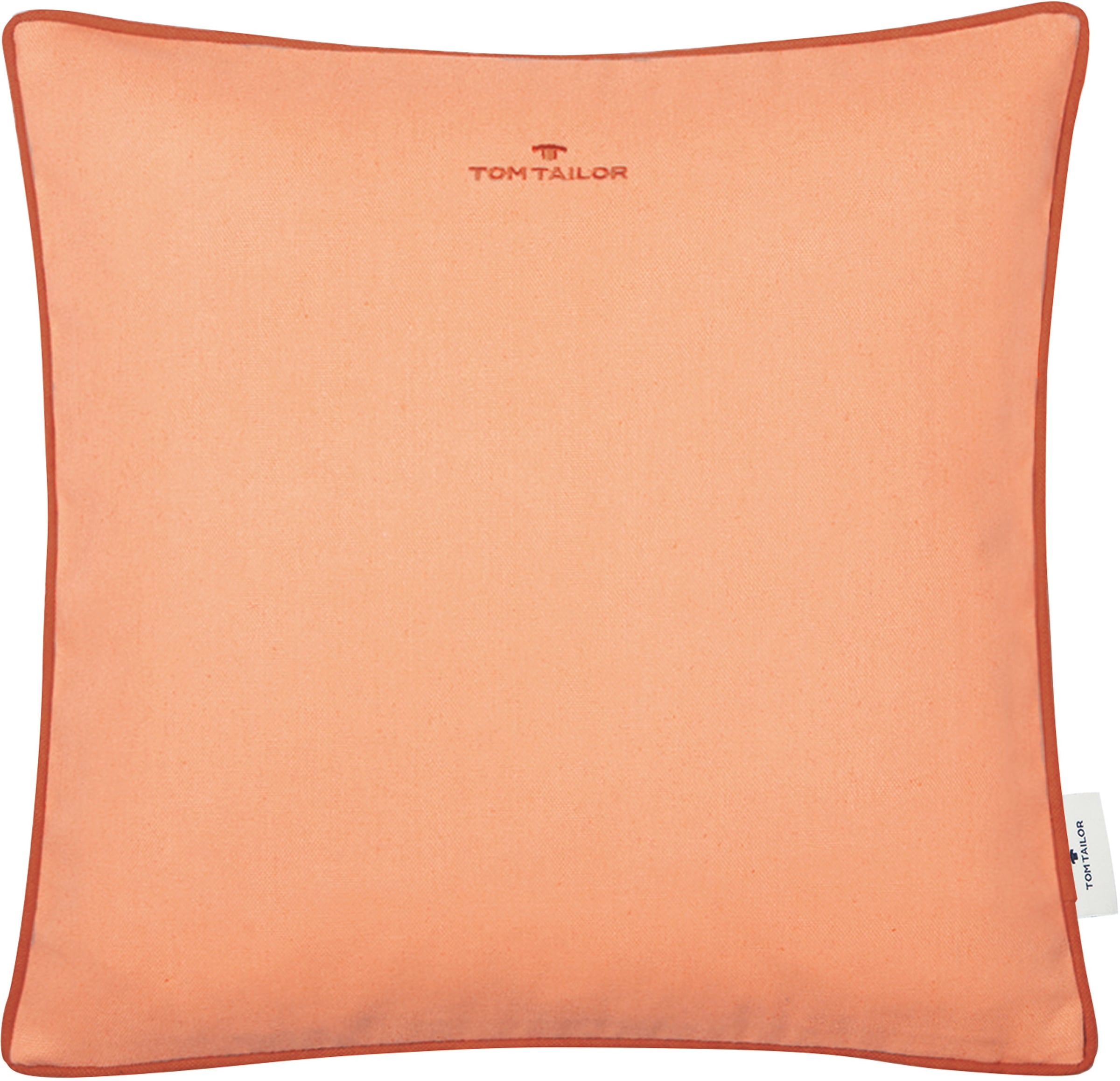 TOM TAILOR HOME Dekokissen »Dove Signature«, mit Paspel, Kissenhülle ohne F günstig online kaufen