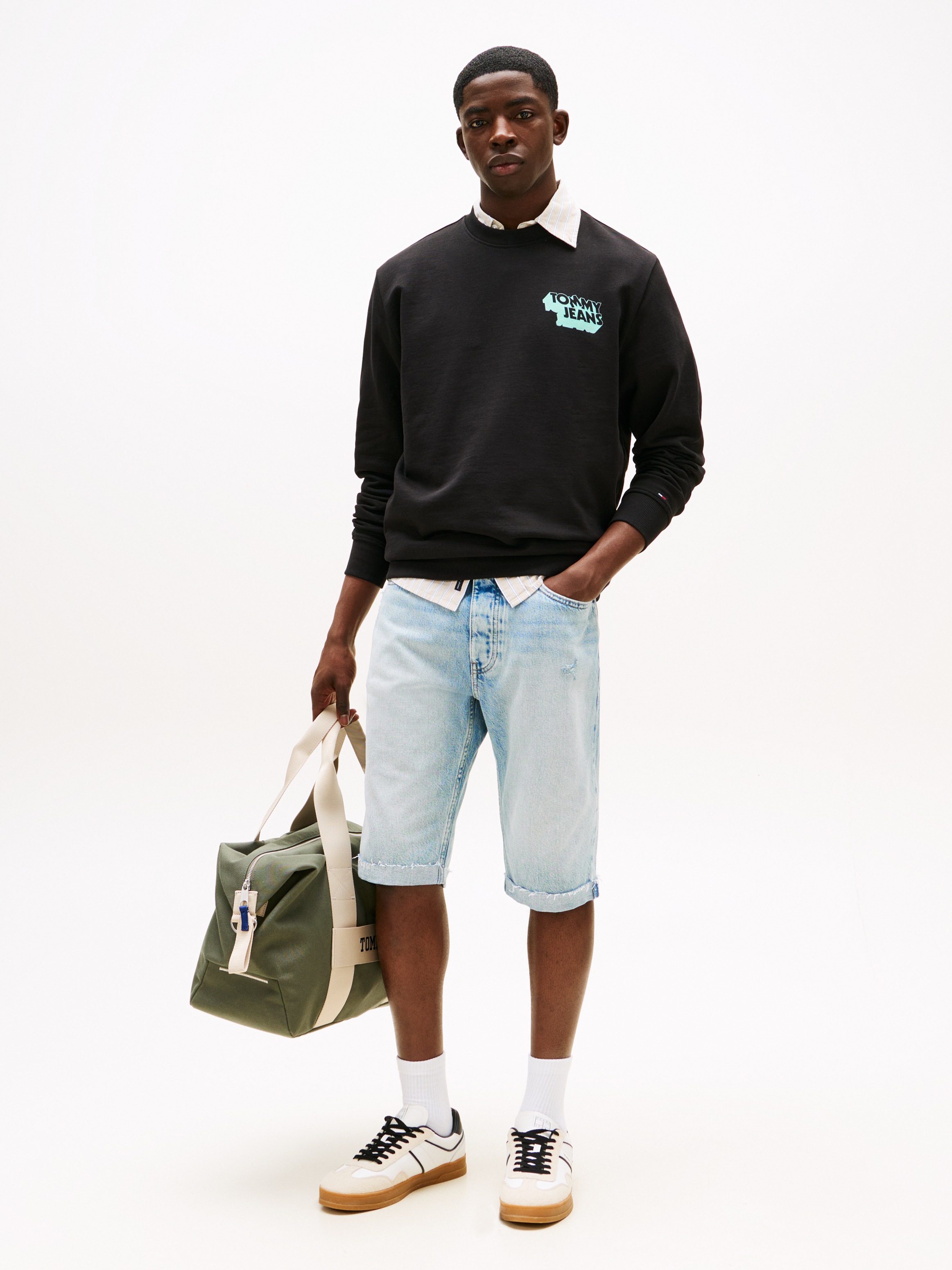 Tommy Jeans Sweatshirt »TJM REG STACK CREW EXT«, Mit Rundhalsausschnitt
