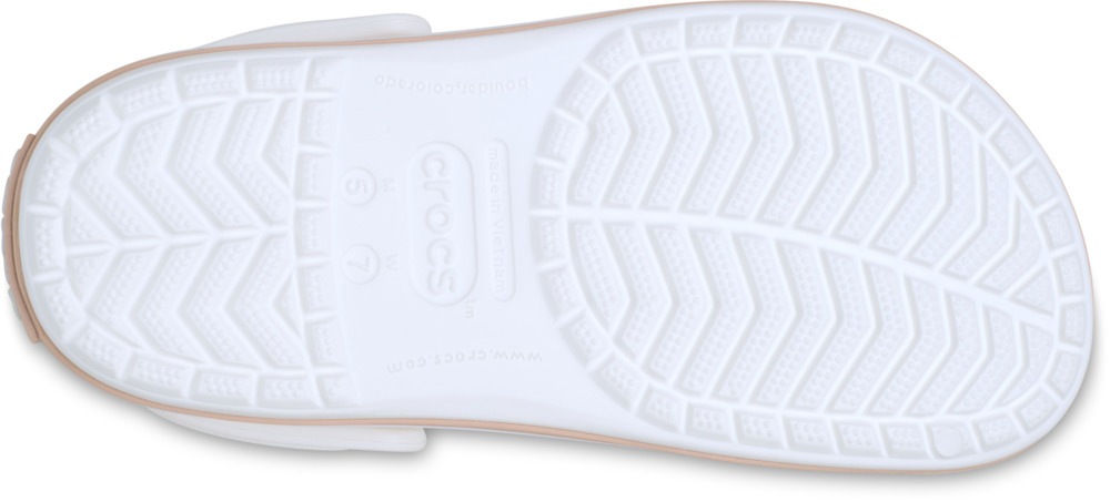 Crocs Clog »Crocband Clog«, Sommerschuh, Schlappen, Hausschuh mit zweifarbiger Laufsohle