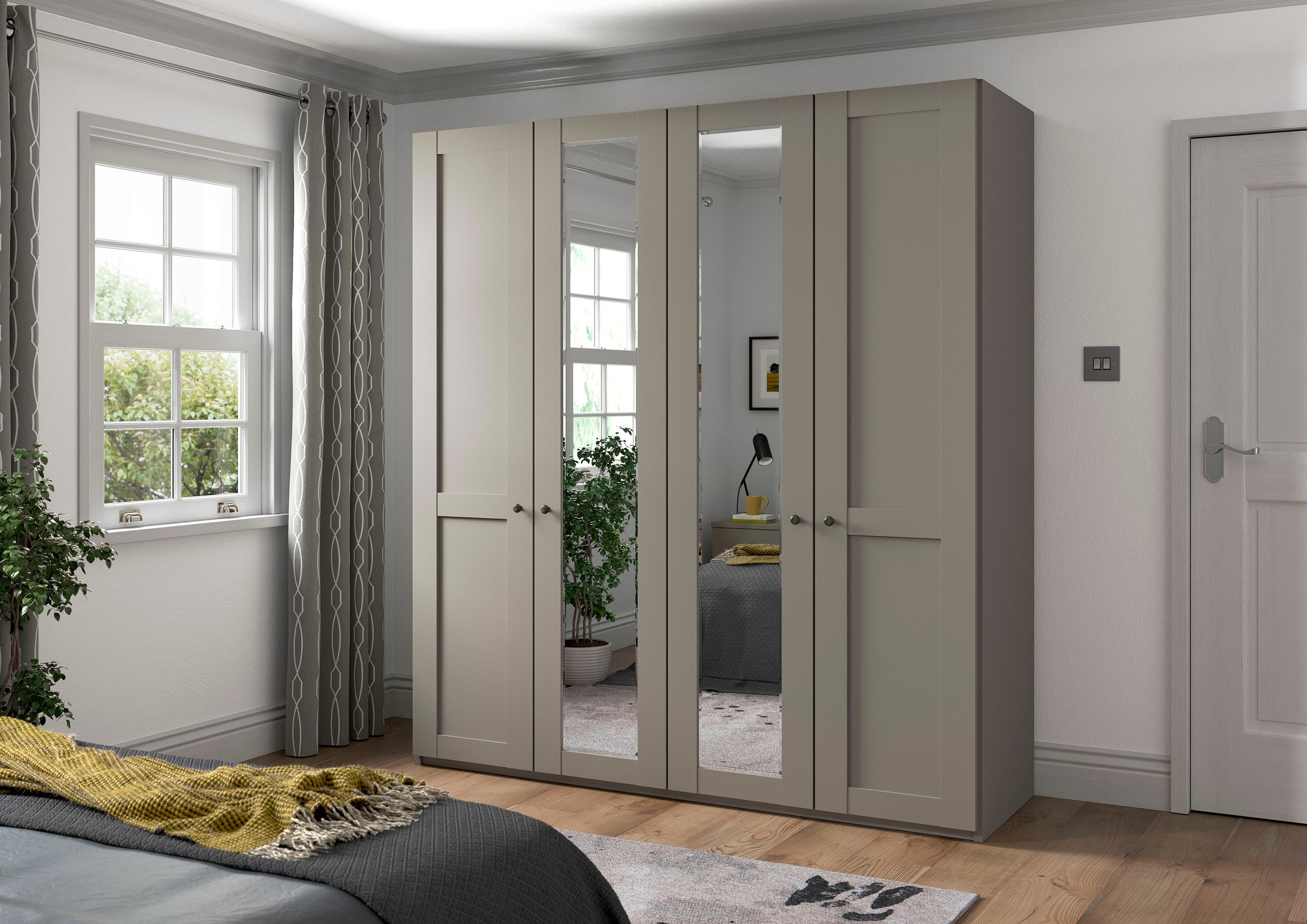 WIEMANN Drehtürenschrank »Göteborg, mit 95° Öffnungswinkel, Made in Germany günstig online kaufen