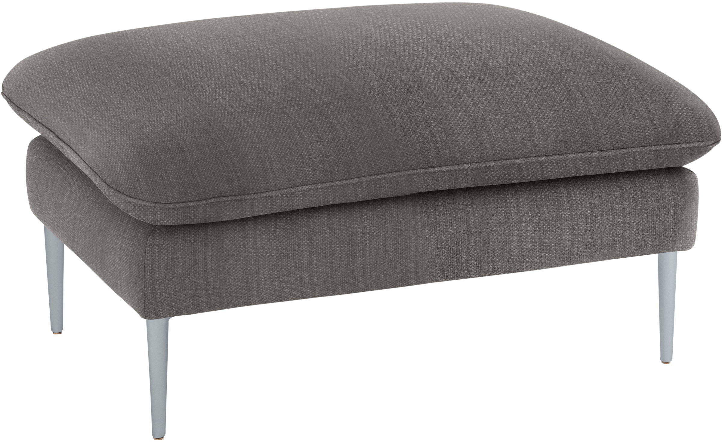 W.SCHILLIG Hocker »enjoy&MORE«, Füße silber matt, Breite 106 cm