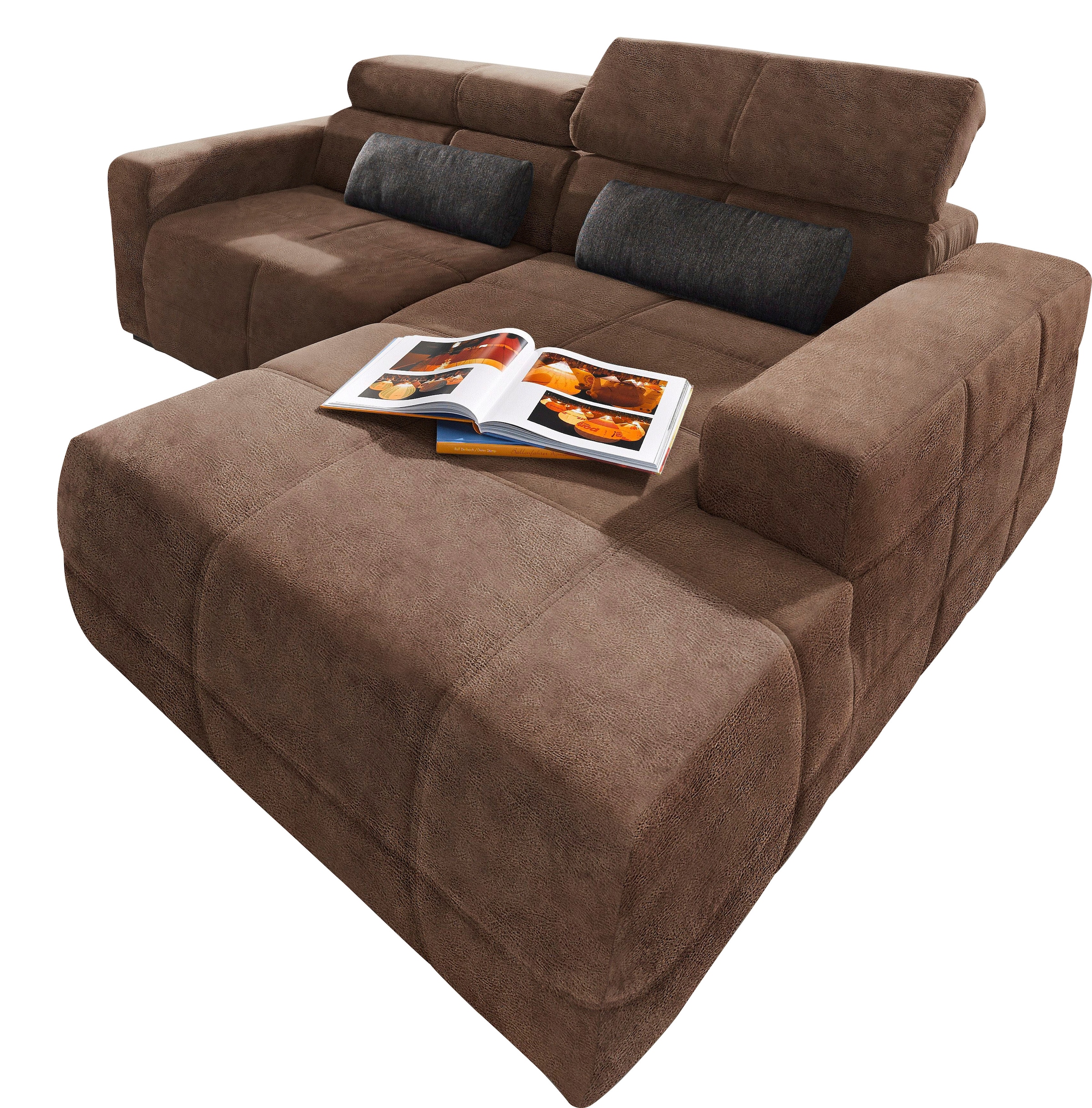 DOMO collection Ecksofa "Brandon kleine Ausführung B/T/H: 214/100/80 cm", M günstig online kaufen