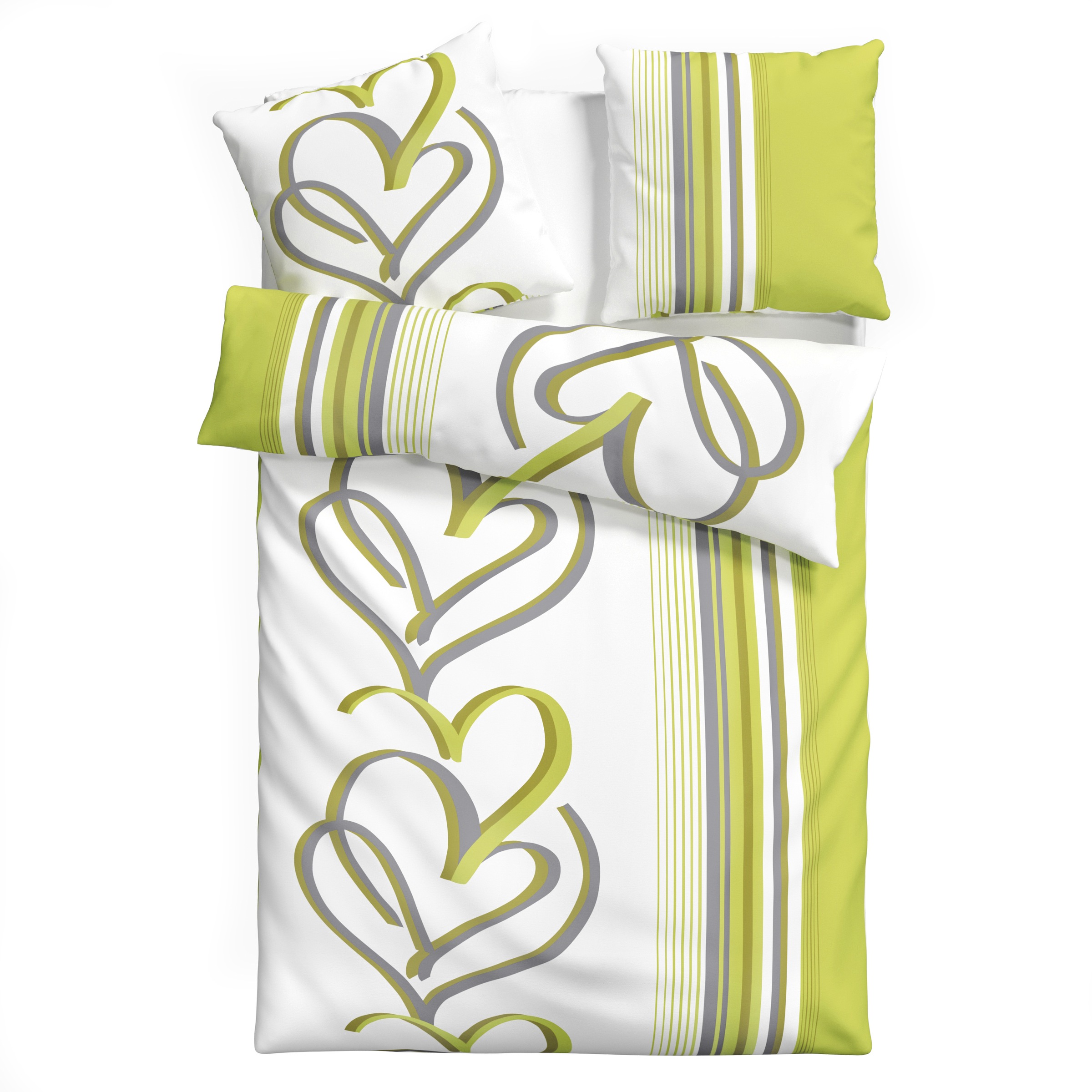 my home Bettwäsche »Area in Gr. 135x200 oder 155x220 cm« 2 Stk. tlg. Bettwä günstig online kaufen