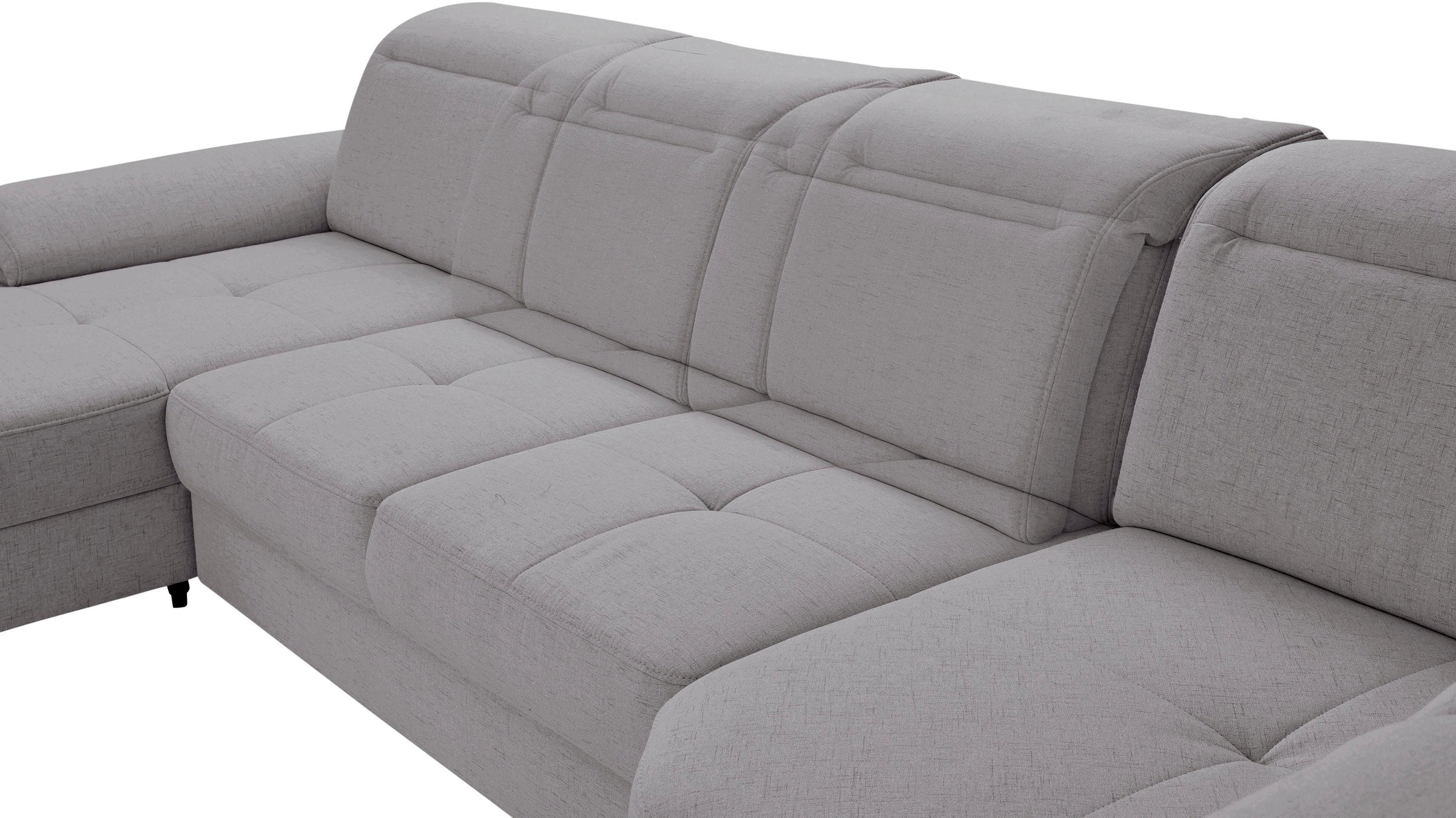 Home affaire Wohnlandschaft »Cornwall U-Form« inkl. Sitztiefenverstellung, wahlweise mit Bettfunktion