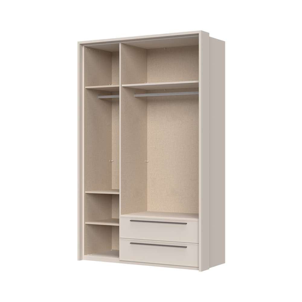 Places of Style Drehtürenschrank »Opera mit oder ohne Kranz inkl. LED-Bel.,B92,137,182 oder 227 cm«, UV lackiert, Soft Close Funktion, Höhenverstellbare Füße