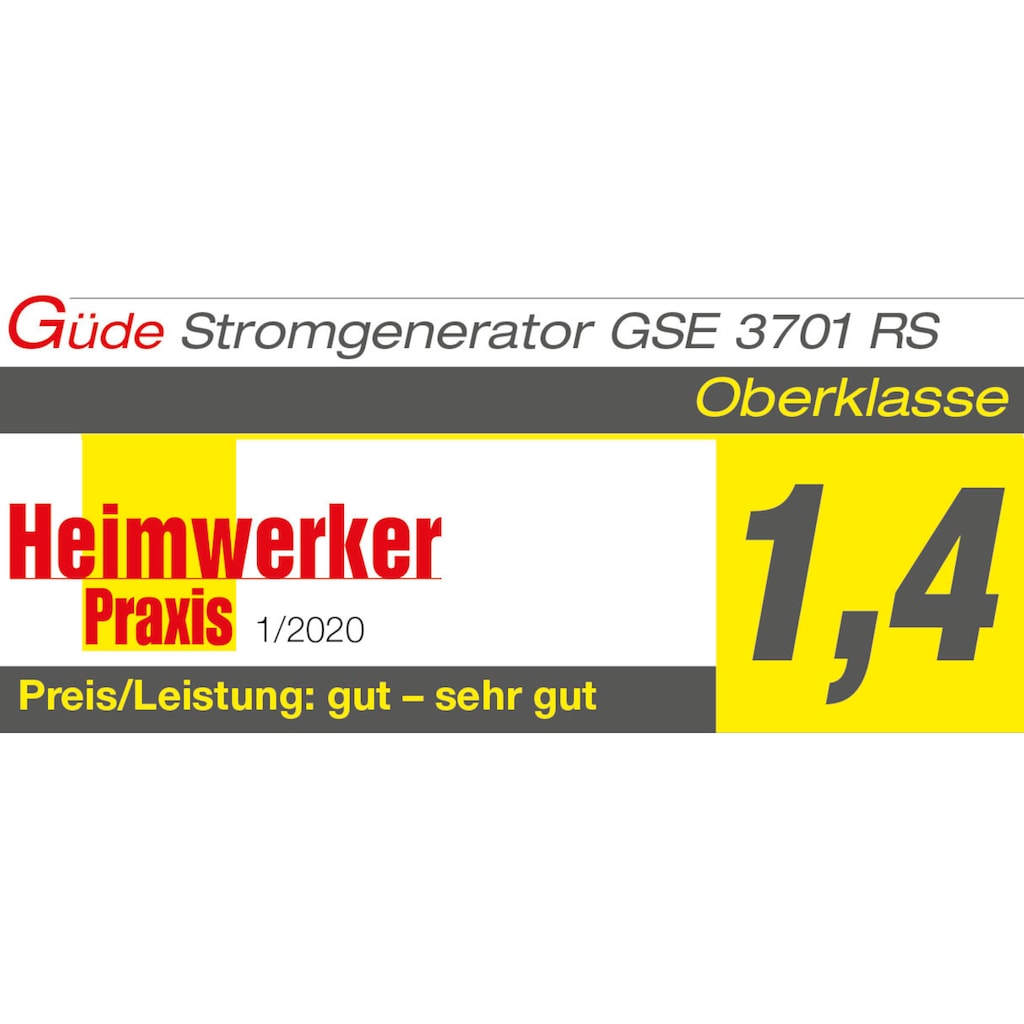 Güde Stromerzeuger »»GSE 3701 RS««