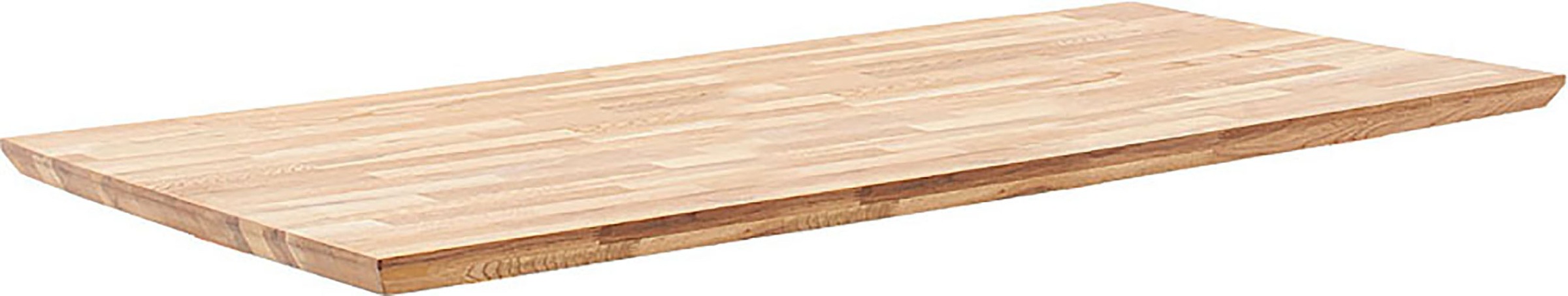 MCA living Esstisch »Zeballos, TOPSELLER!«, (1 St., Holztisch), U-Gestell aus pulverbeschichtetem Metall, Platte aus Zerreiche