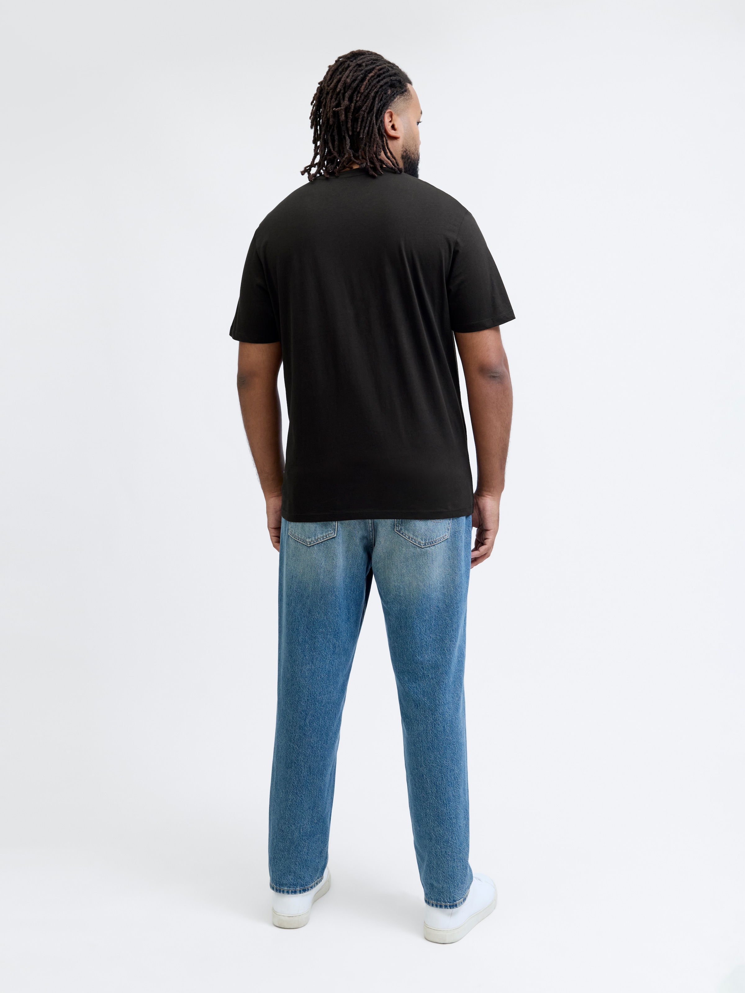 Jack & Jones PlusSize T-Shirt »JORINWOOD BLOCK BRANDING TEE SS CN PLS«