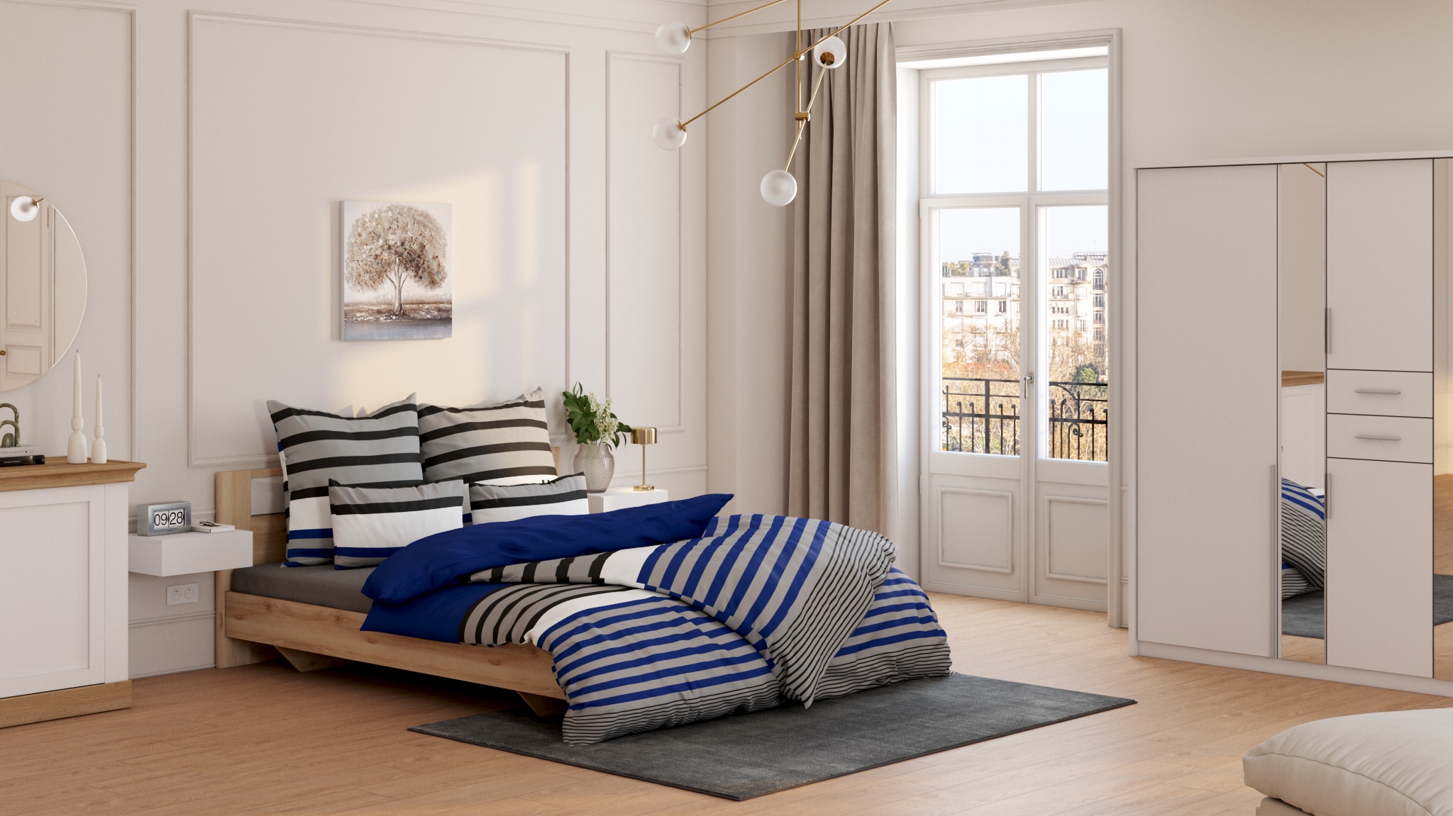 OTTO home Microfaserbettdecke »Mondschein, Bettdecke 135x200 cm, 155x220 cm, 200x200 cm« normal Füllung Polyester 1 Stk. tlg. Bettdecken, Sommer, Winter; allergiker geeignet (Hausstauballergiker)