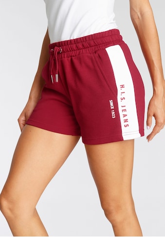 H.I.S Shorts, mit weißem Seitenstreifen und Logodruck kaufen
