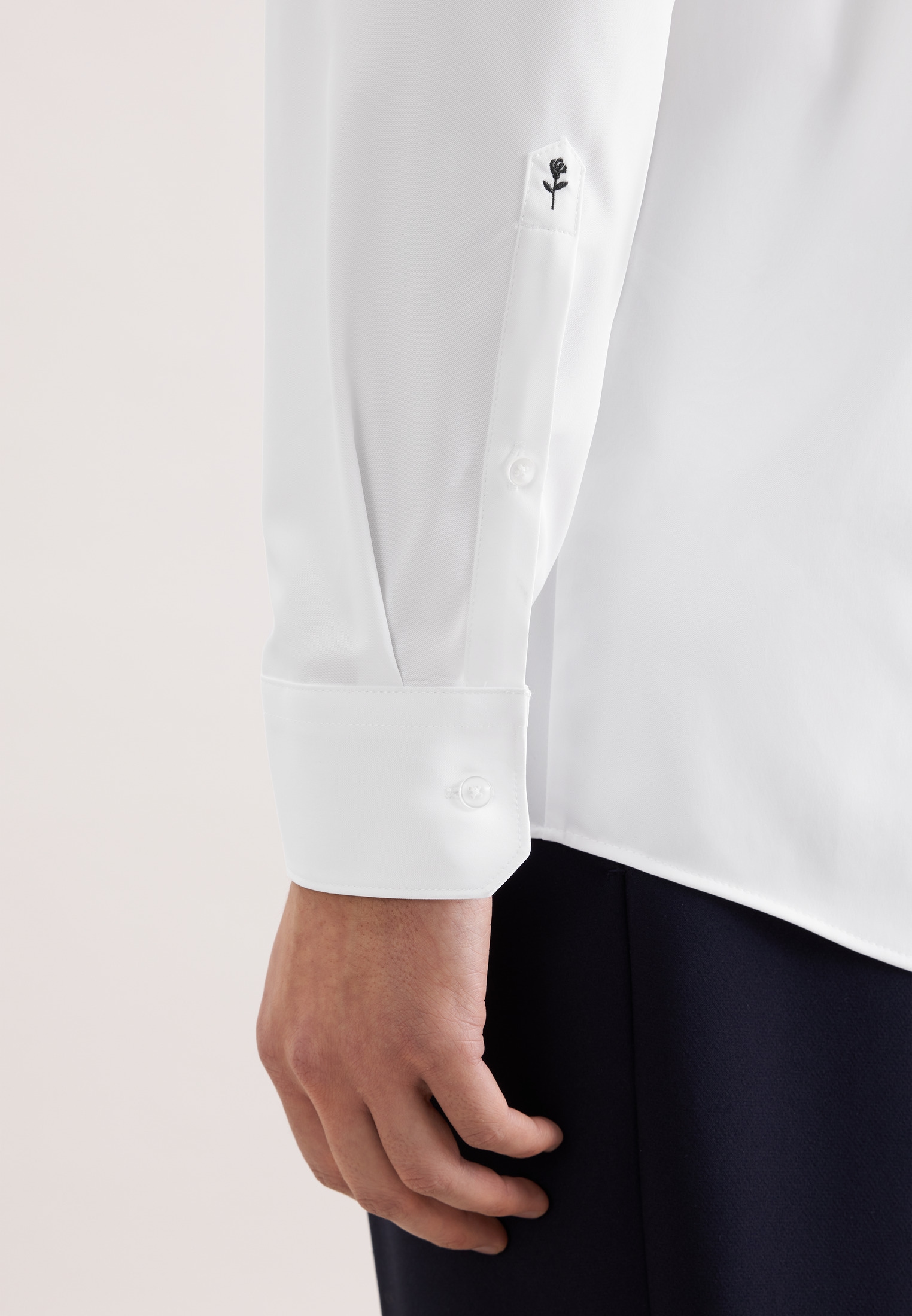 seidensticker Businesshemd »Schwarze Rose« Regular 1/1 Kentkragen Uni