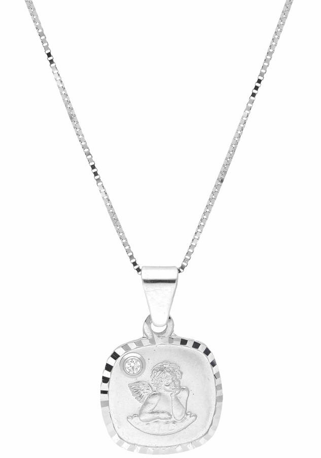 Bild von Firetti Kette mit Anhänger »Schmuck Geschenk Gold 375 Halsschmuck Halskette Goldkette Venezianer«, mit Diamant