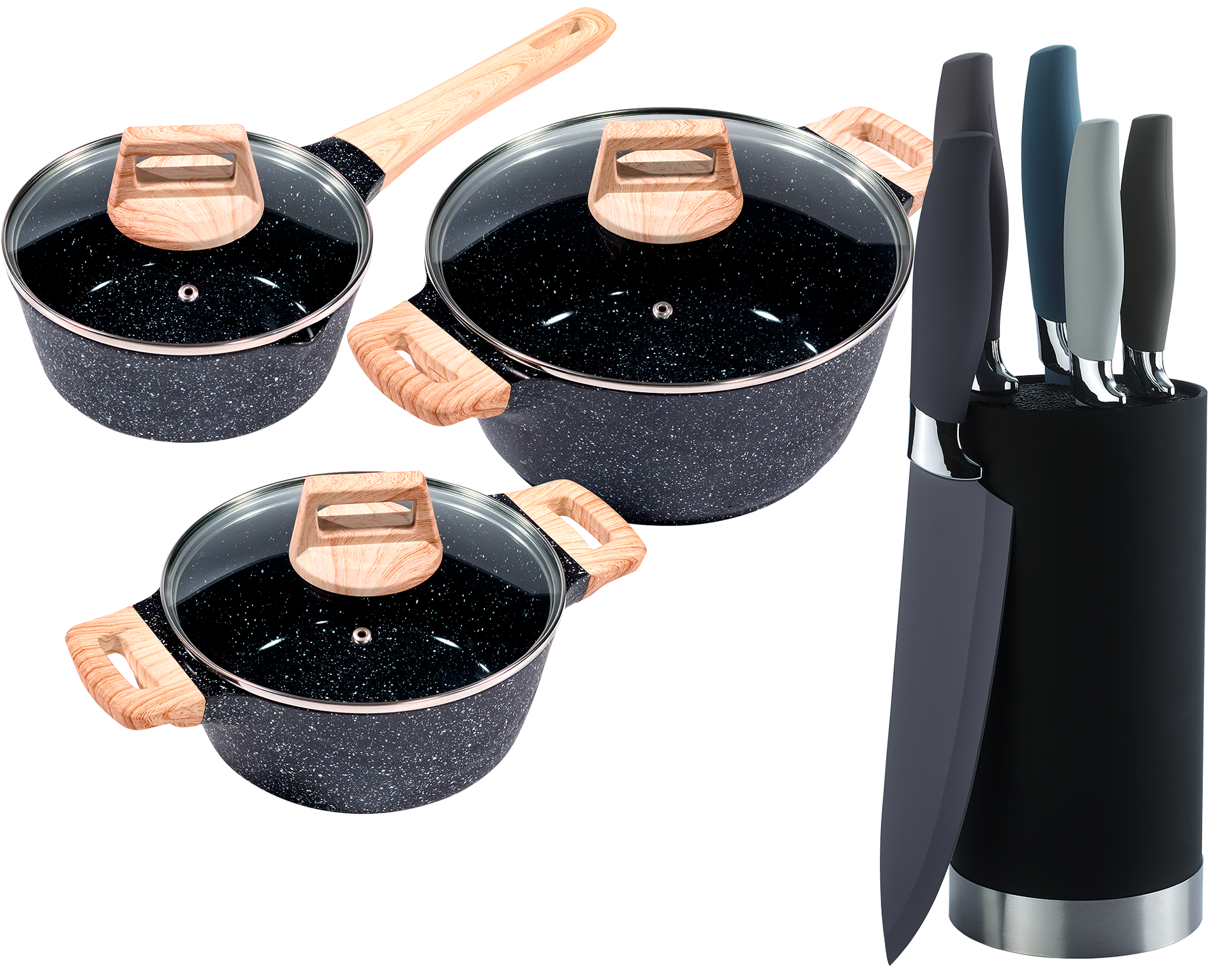KING Topf-Set »»ESSENTIAL« Aluminiumguss, Induktion, Antihaftbeschichtung« günstig online kaufen