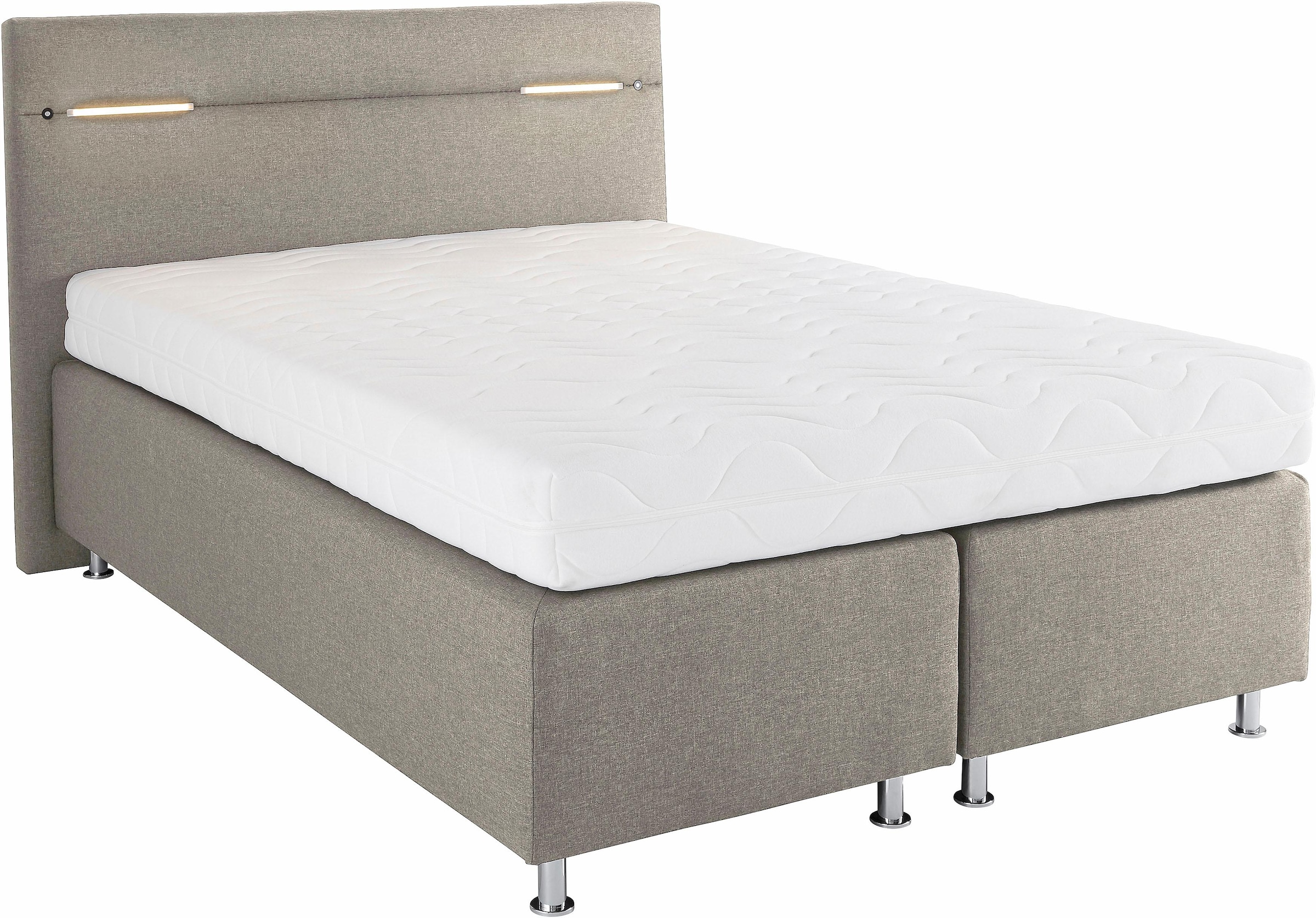 Westfalia Schlafkomfort Boxspringbett, wahlweise mit LED-Beleuchtung günstig online kaufen