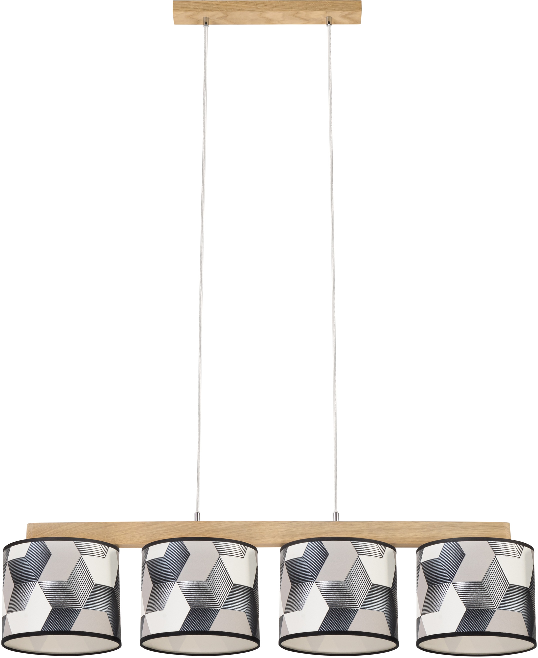 BRITOP LIGHTING Pendelleuchte »ESPACIO«, 4 flammig, Leuchtmittel E27   ohne günstig online kaufen