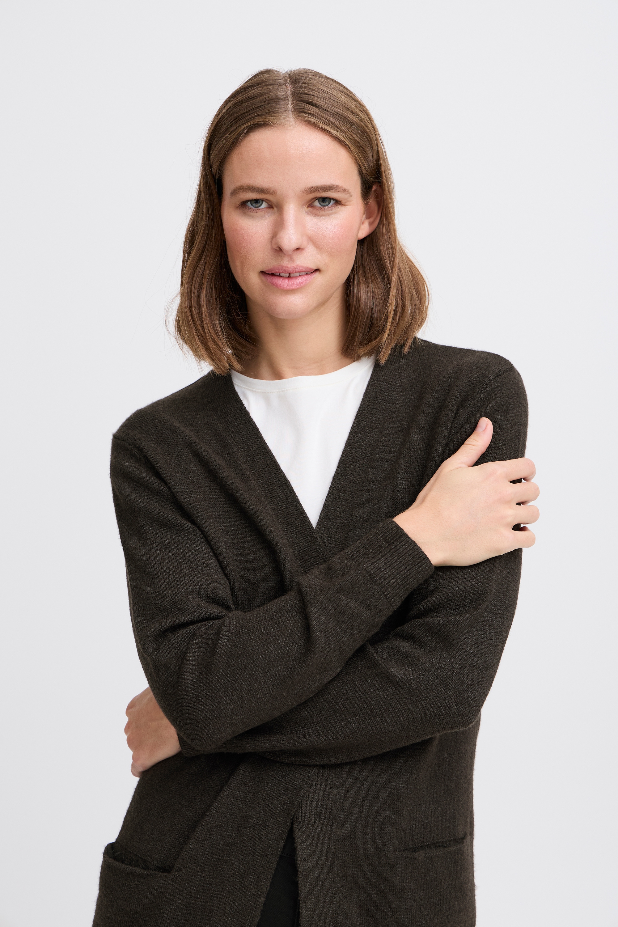 b.young Strickjacke »Langarm BYNONINA«