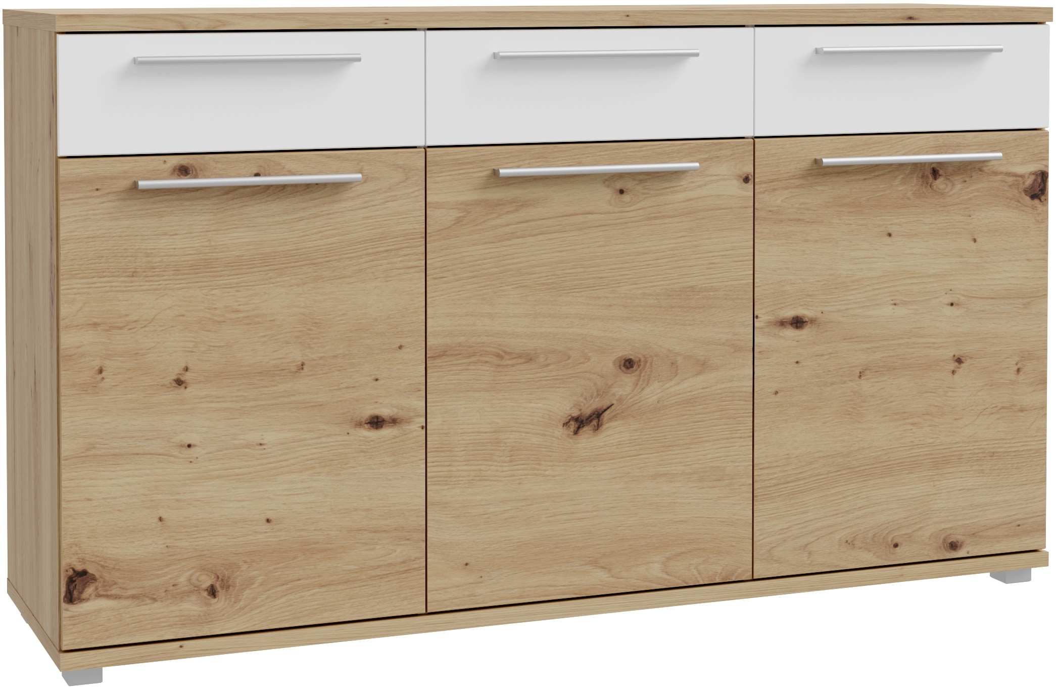 FORTE Sideboard »Allister«, viel Stauraum, trendiges Dekor