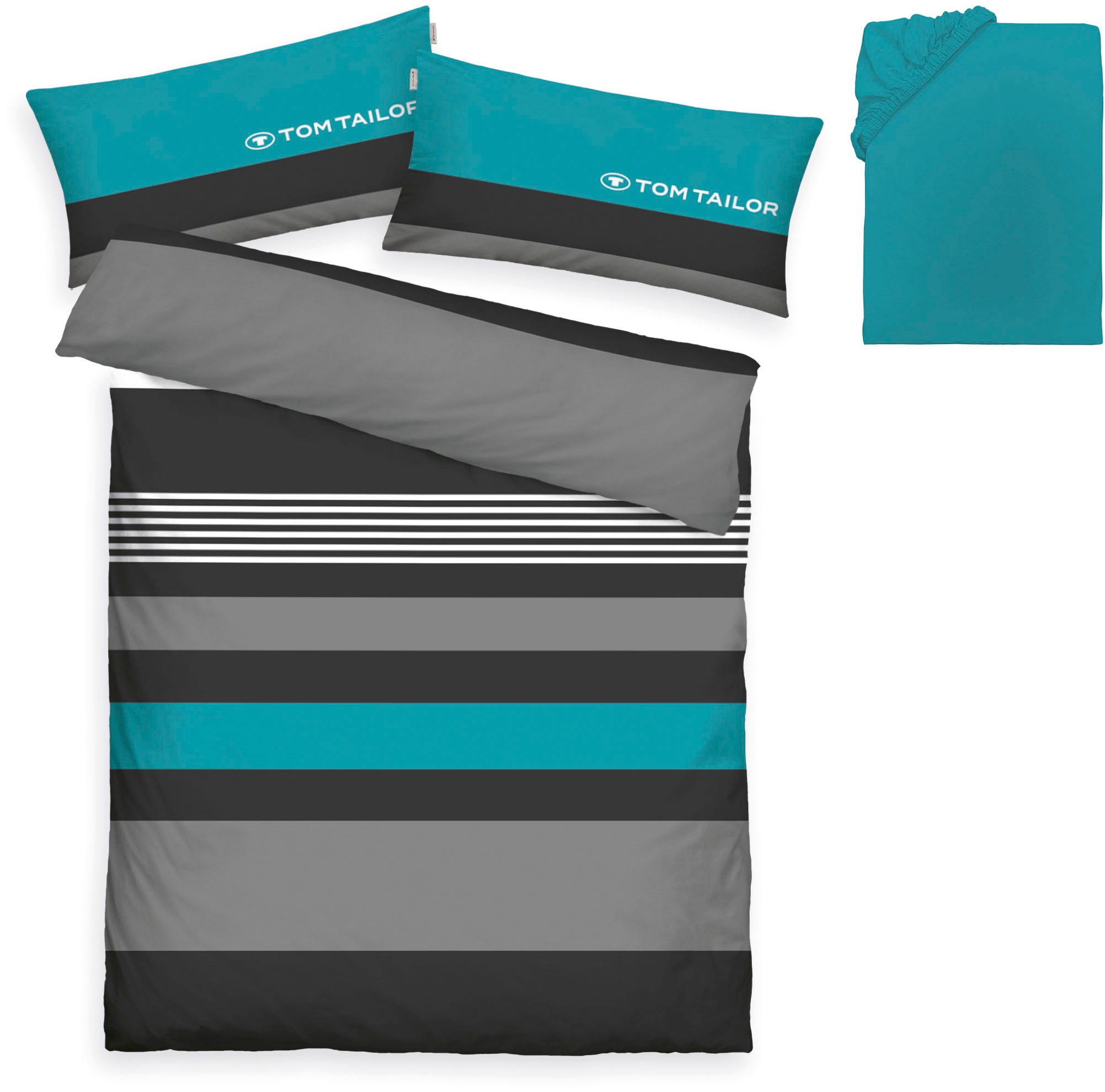 TOM TAILOR HOME Bettwäsche »Carl in Gr. 135x200 oder 155x220 cm«, mit GRATI günstig online kaufen