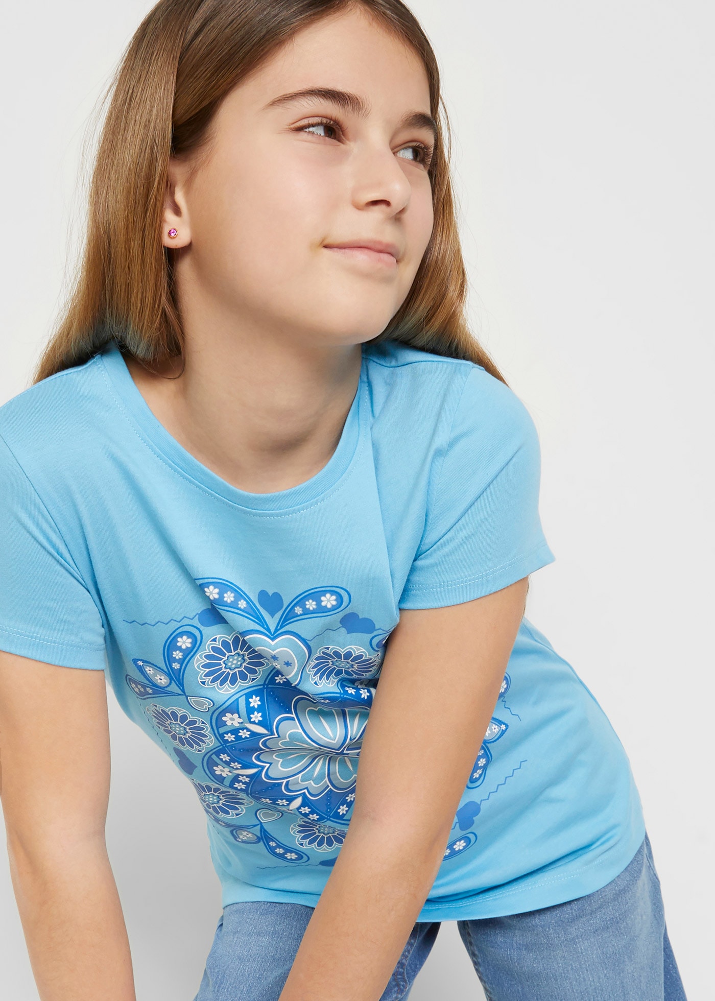 bonprix T-Shirt »T-Shirt aus reiner Baumwolle« T-Shirt aus reiner Baumwolle