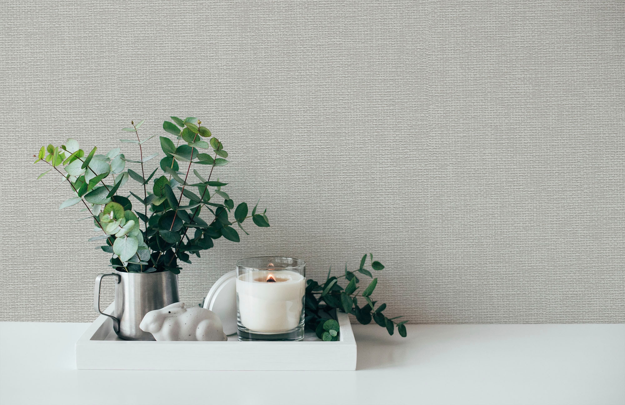 A.S. Création Vliestapete »Hygge«, unifarben-Leinenoptik-Flechtoptik, Tapete Gewebe Tapete Stoffoptik Tapeten Wohnzimmer Schlafzimmer Küche