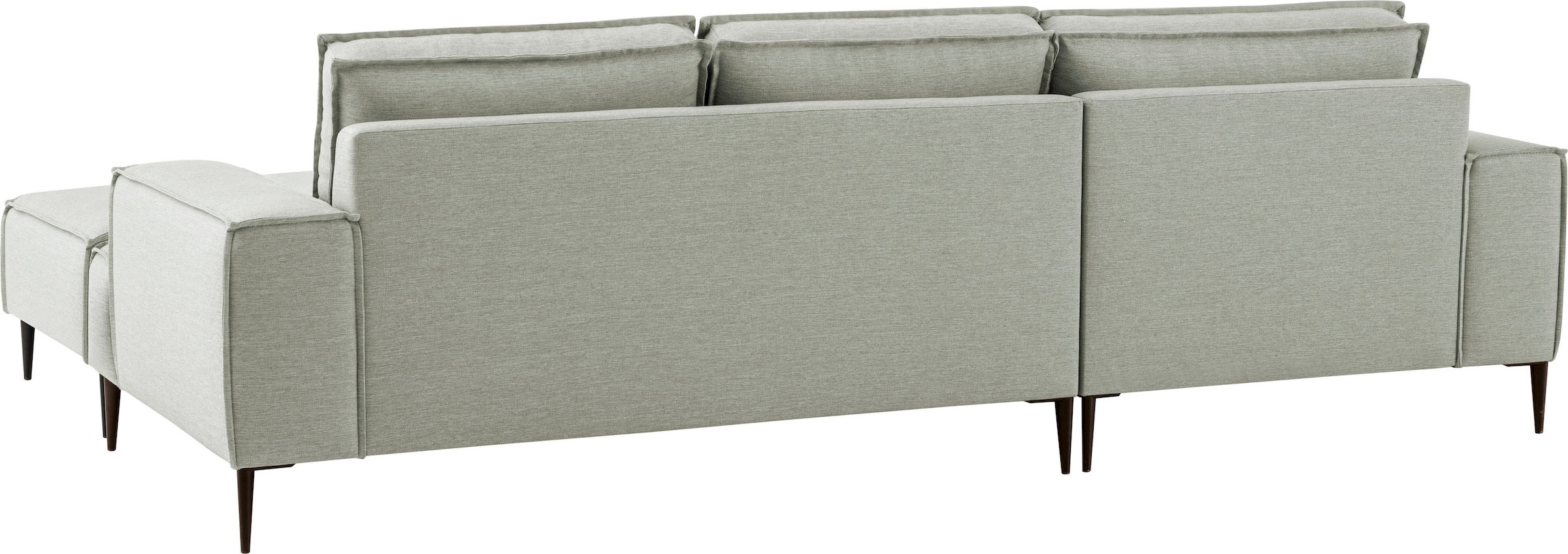 andas Sitzgruppe »TVINNU, Polsterecke L-Form, Schlaffunktion, mit Hocker«, (Set, 2 tlg.), stellbar zum Schlafsofa (Krokodilverbinder)