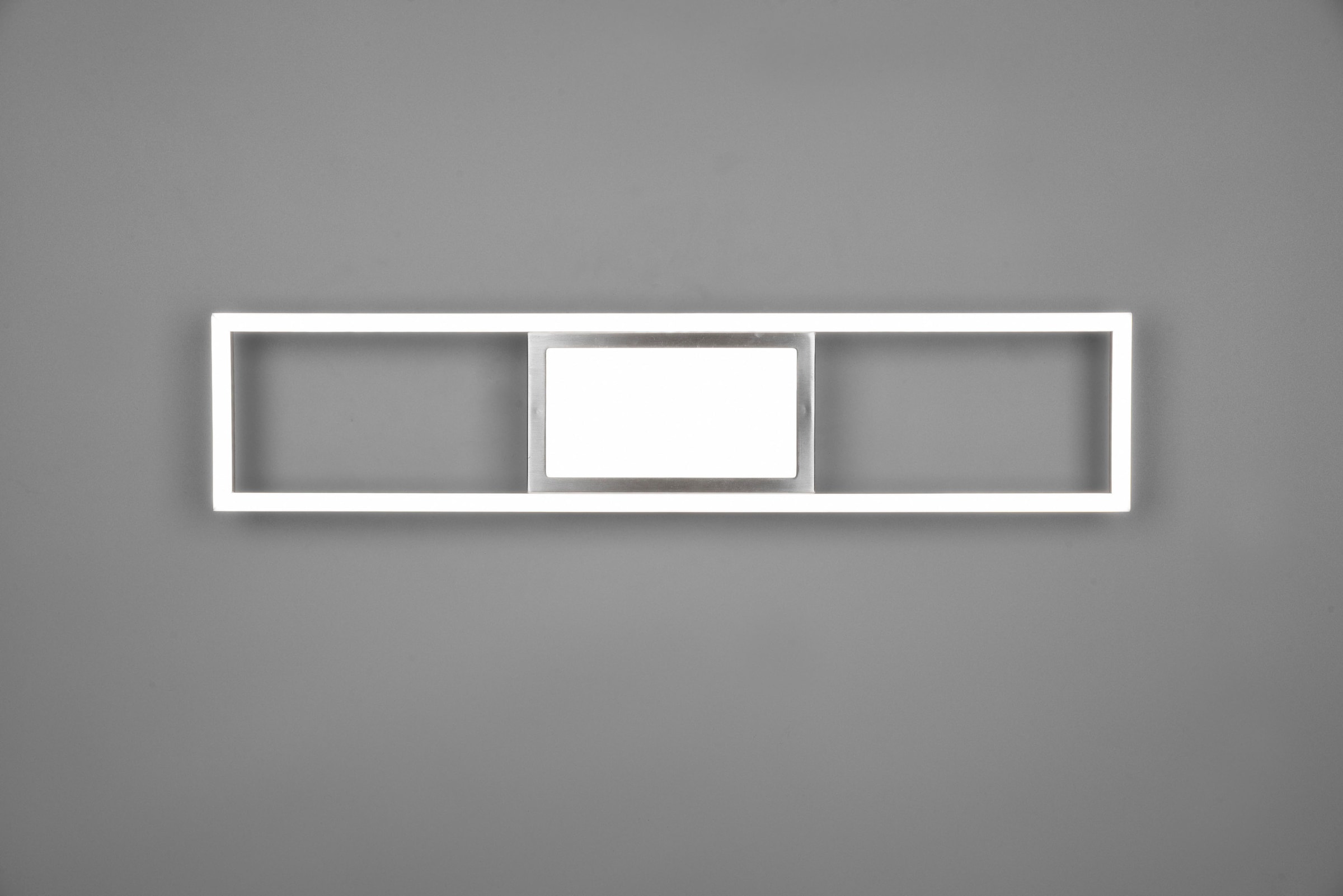REALITY Leuchten LED Deckenleuchte »Rigido«, 1 flammig, Leuchtmittel LED-Board | LED fest integriert, Deckenlampe mit Fernbedienung dimmbar Lichtfarbe einstellbar Memory