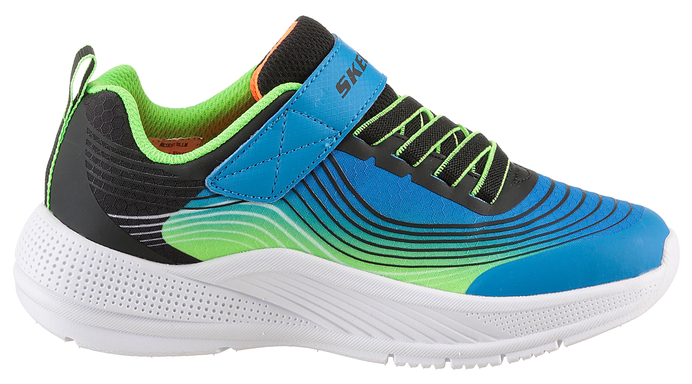Skechers Kids Sneaker »MICROSPEC ADVANCE«, Freizeitschuh mit Klettverschluss, Größenschablone zum Download