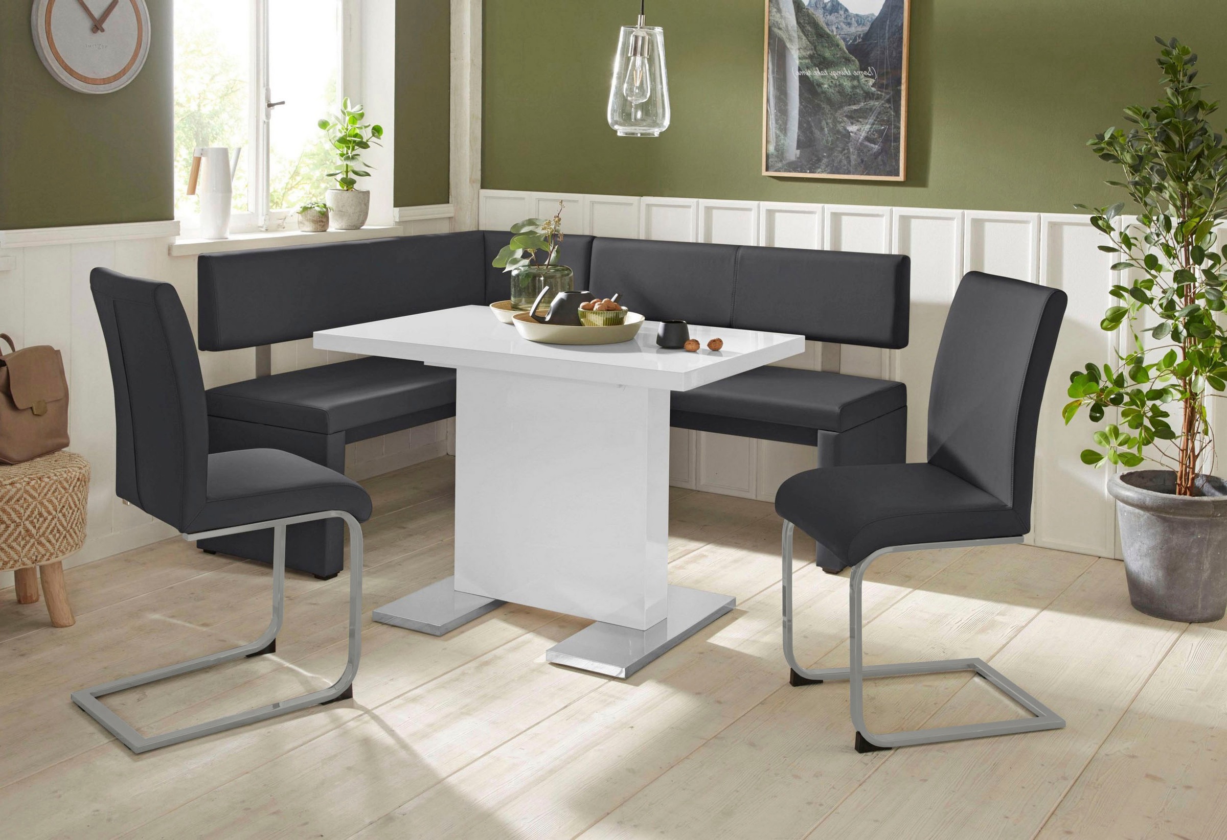 Home affaire Eckbank "Charissa" in 3 Größen, verschiedene Qualitäten günstig online kaufen