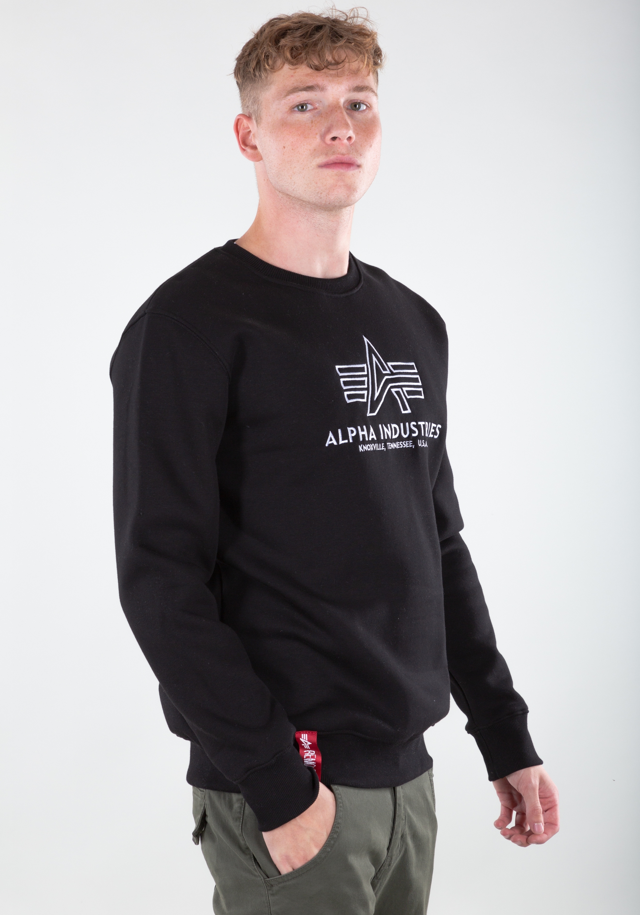 Alpha Industries Sweater »Alpha Industries Men - Sweatshirts Basic Sweater Embroidery«