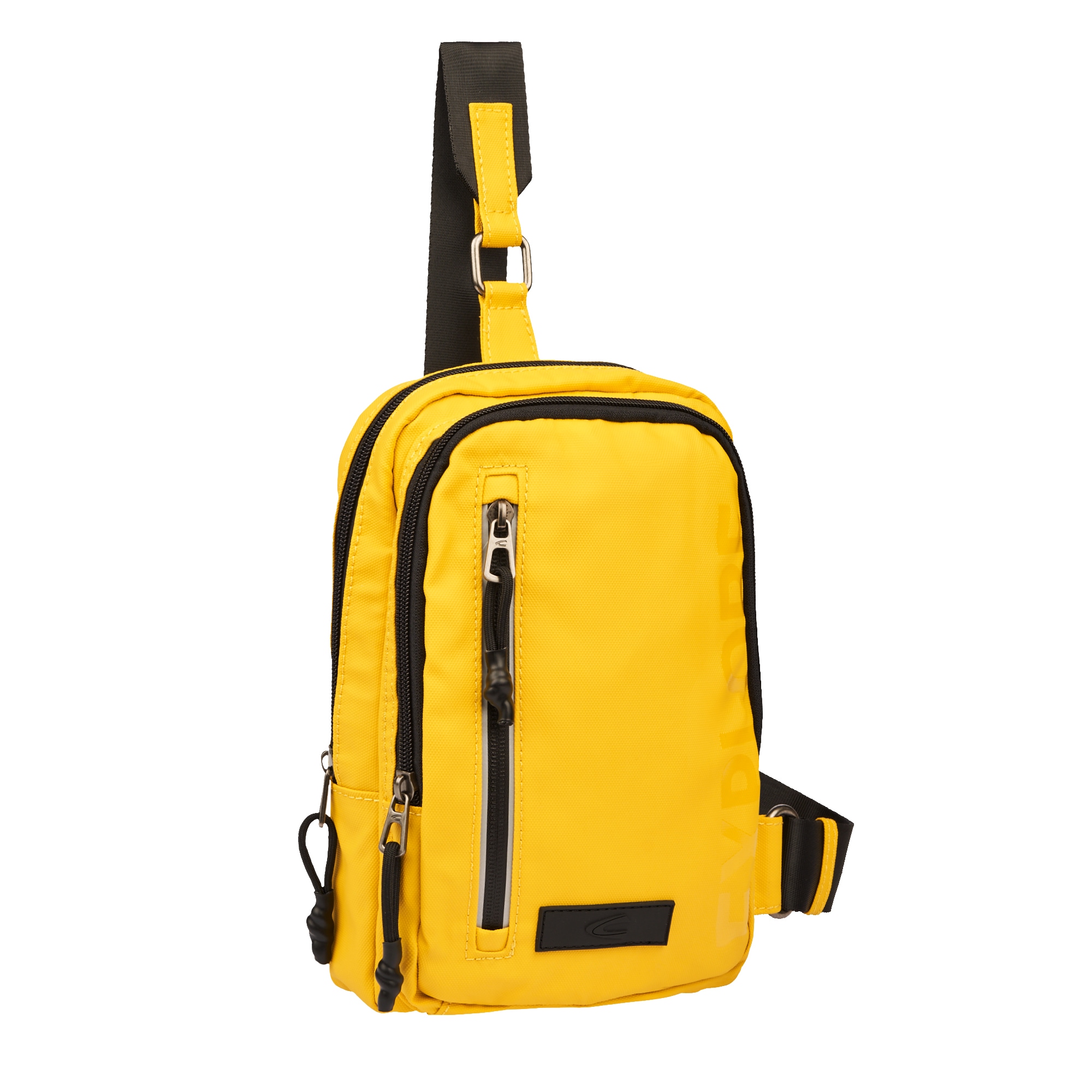 camel active Cityrucksack »Explore«, wasserabweisendes recyceltes Nylon und reflektierende Reißverschlüsse