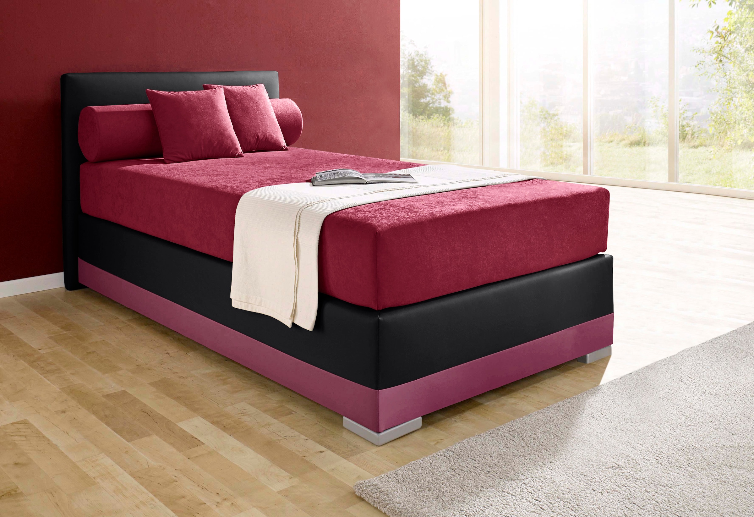 Maintal Boxspringbett »Lago«, in 3 verschiedenen Matratzenarten, H2 oder H3 günstig online kaufen
