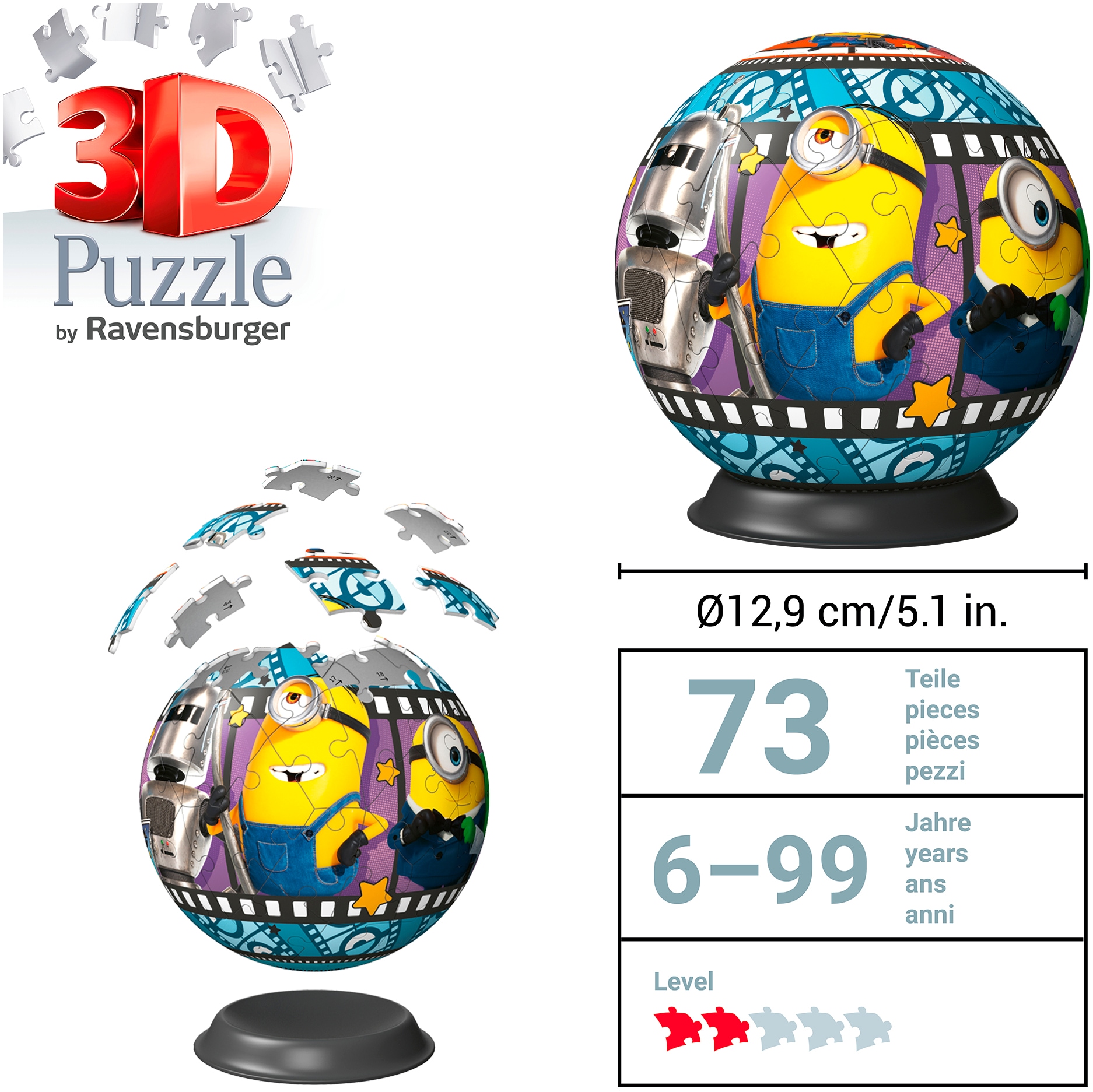 Ravensburger Puzzleball »Minions 3« Made in Europe