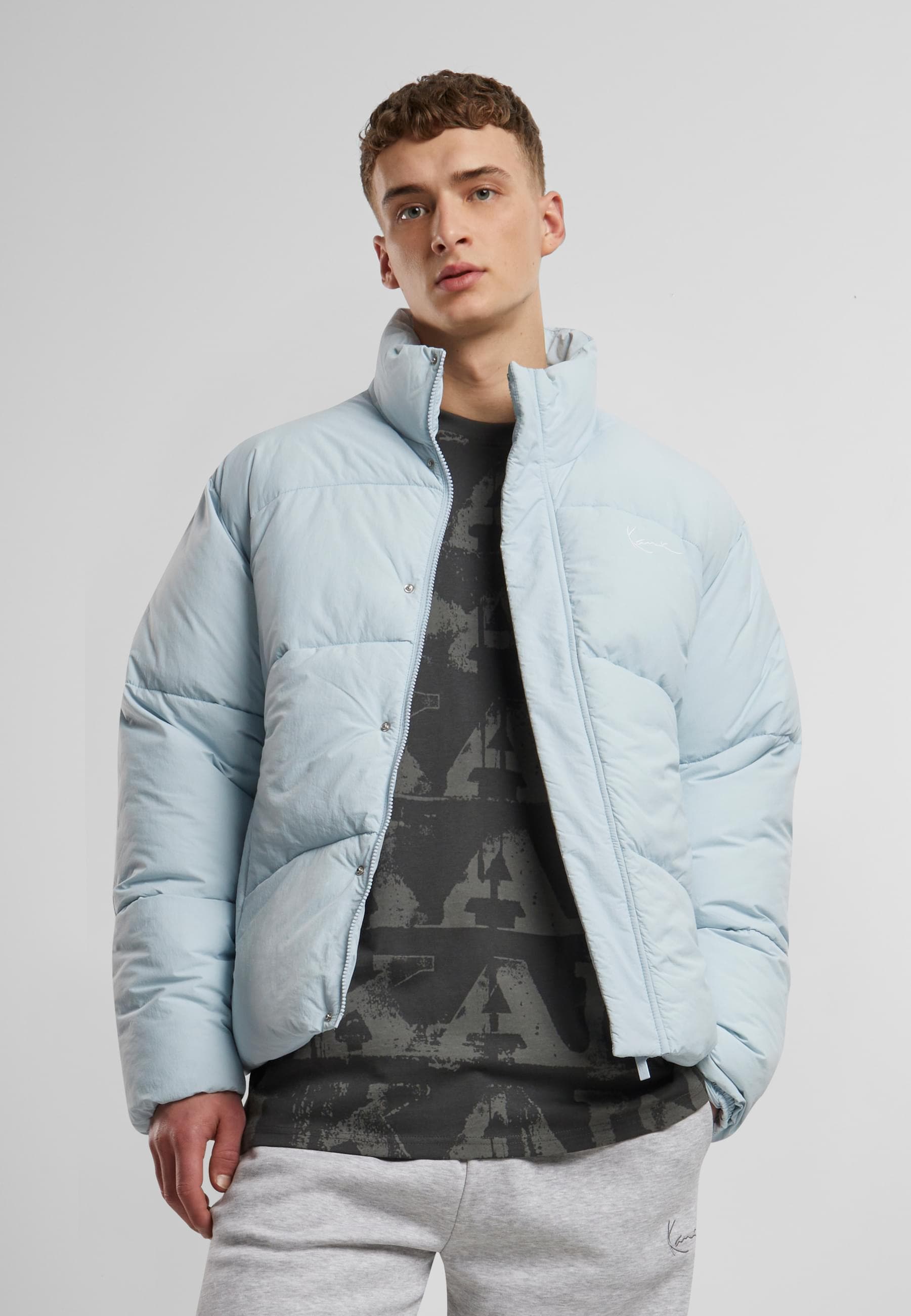 Karl Kani Winterjacke »Karl Kani Karl Kani Small Signature Puffer Jacket« 1 Stk. tlg. ohne Kapuze