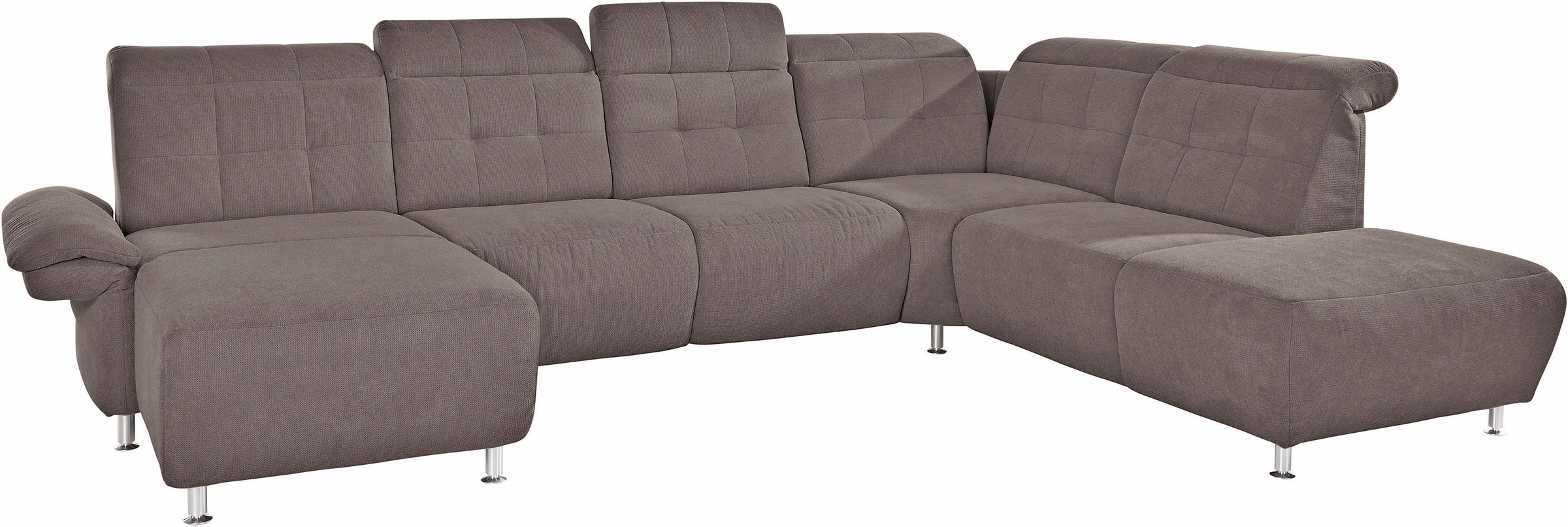 Home affaire Wohnlandschaft »Manhattan U-Form« 2 Sitze mit elektrischer Rel günstig online kaufen