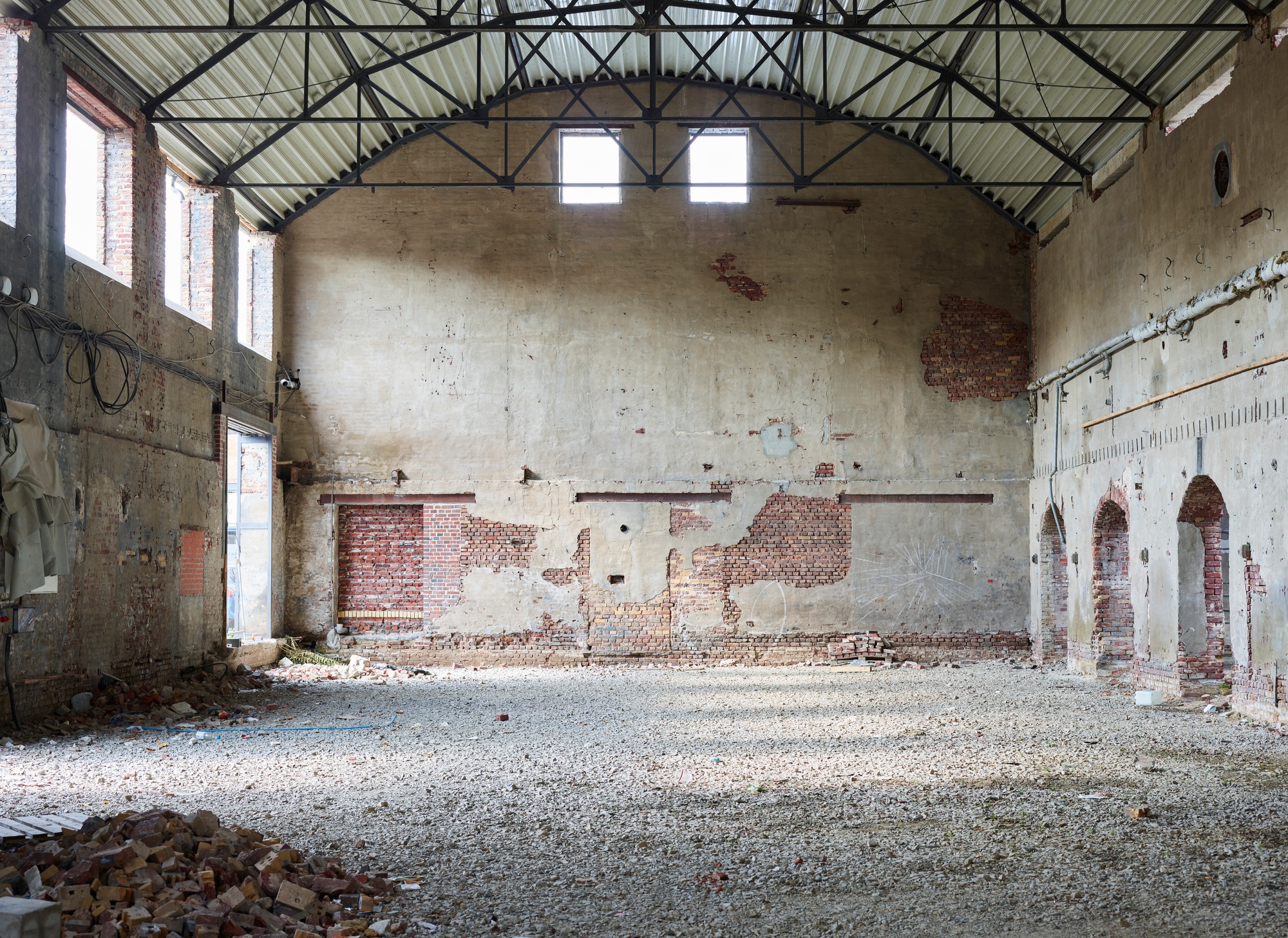 A.S. Création Vliestapete »Fototapete Alte Industriehalle Vintage Backstein günstig online kaufen