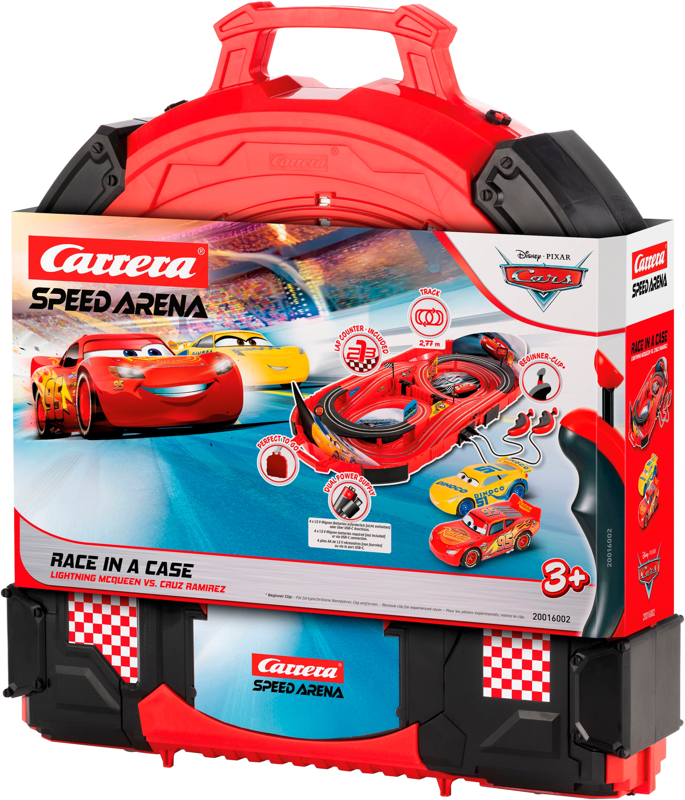 Carrera® Autorennbahn »Carrera SPEED ARENA Disney Pixar Cars, mit Lightning McQueen«
