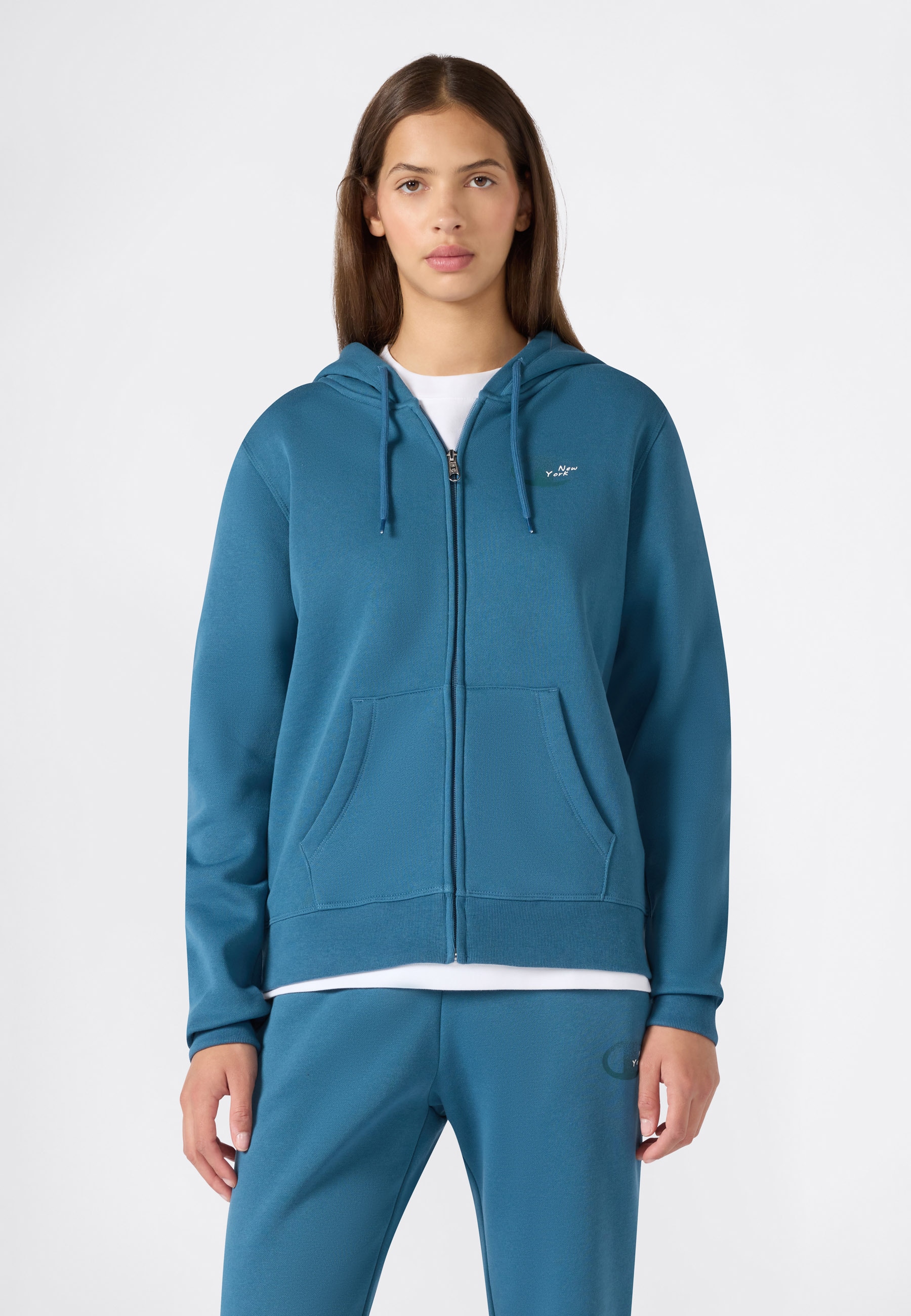 Champion Kapuzensweatjacke »SPORTWEAR ZIP-UP HOODIE Slim Fit« mit durchgehendem Reißverschluss, körpernahe Passform