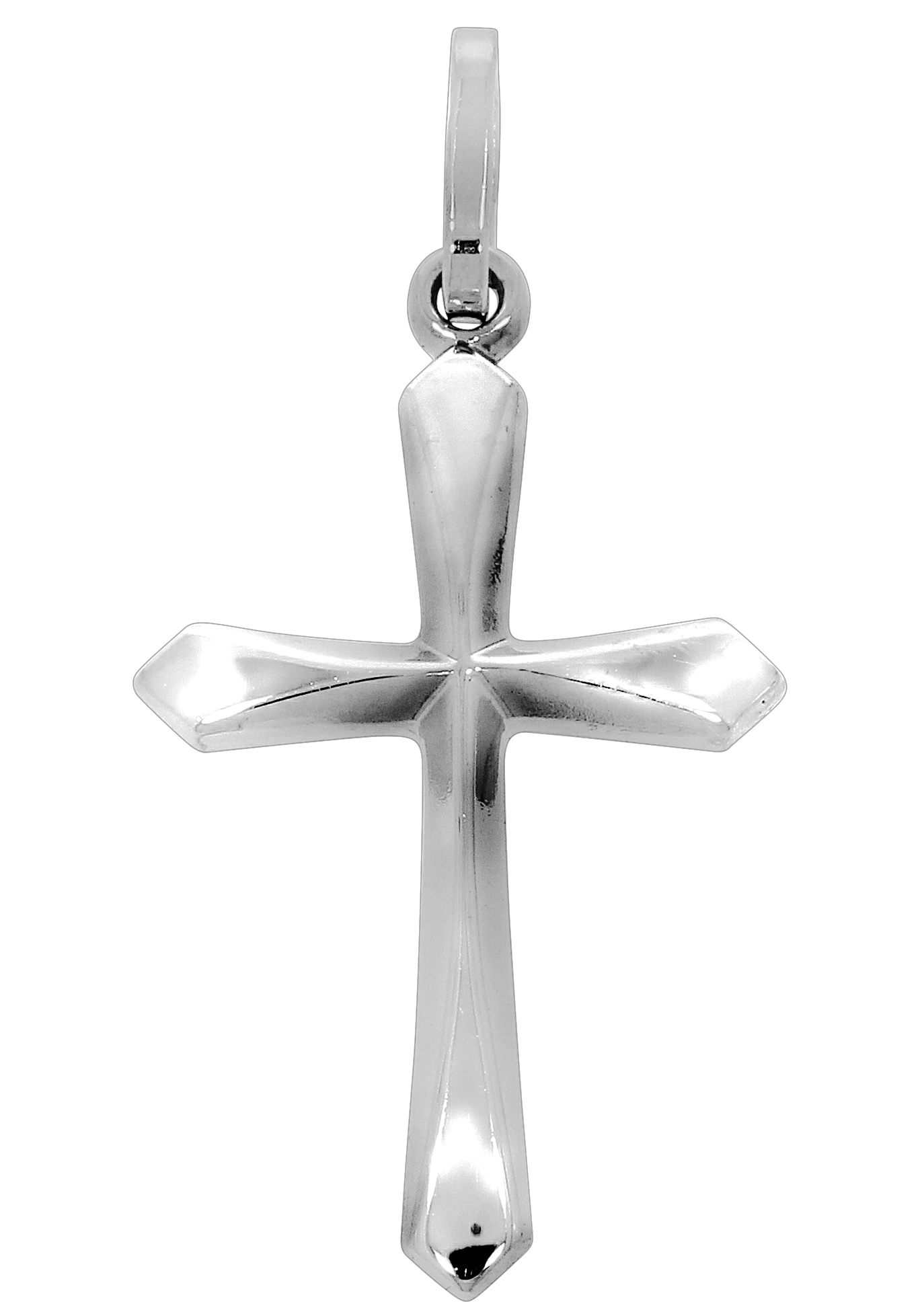 Kettenanhänger und massiv, online Geschenk, Firetti »Schmuck Kreuz, rhodiniert« kaufen glänzend