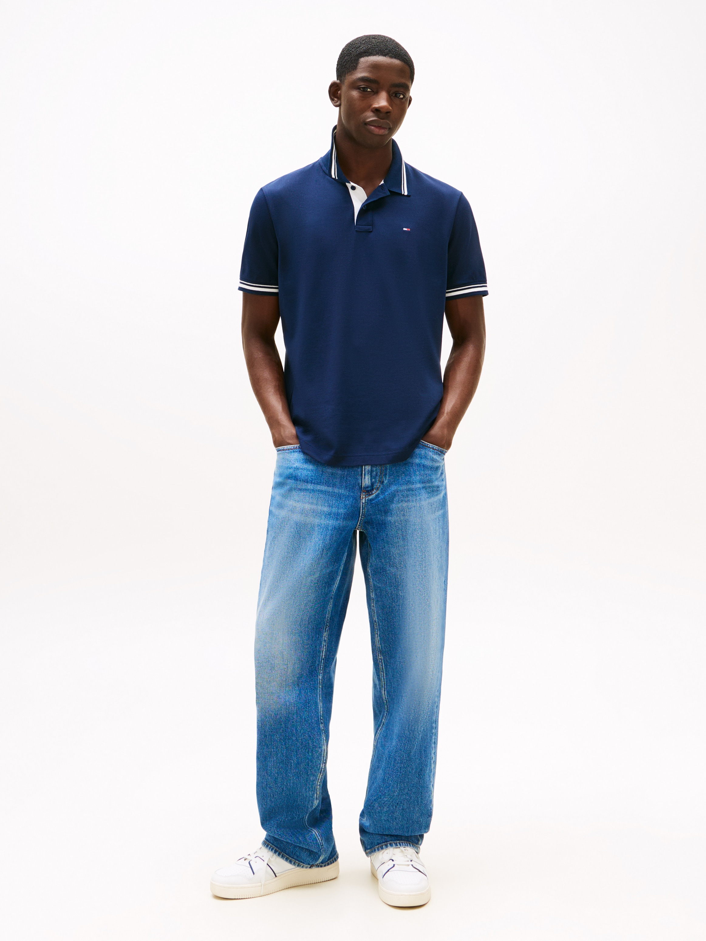 Tommy Jeans Poloshirt »TJM REG TIPPED POLO EXT«, Mit Rundhalsausschnitt